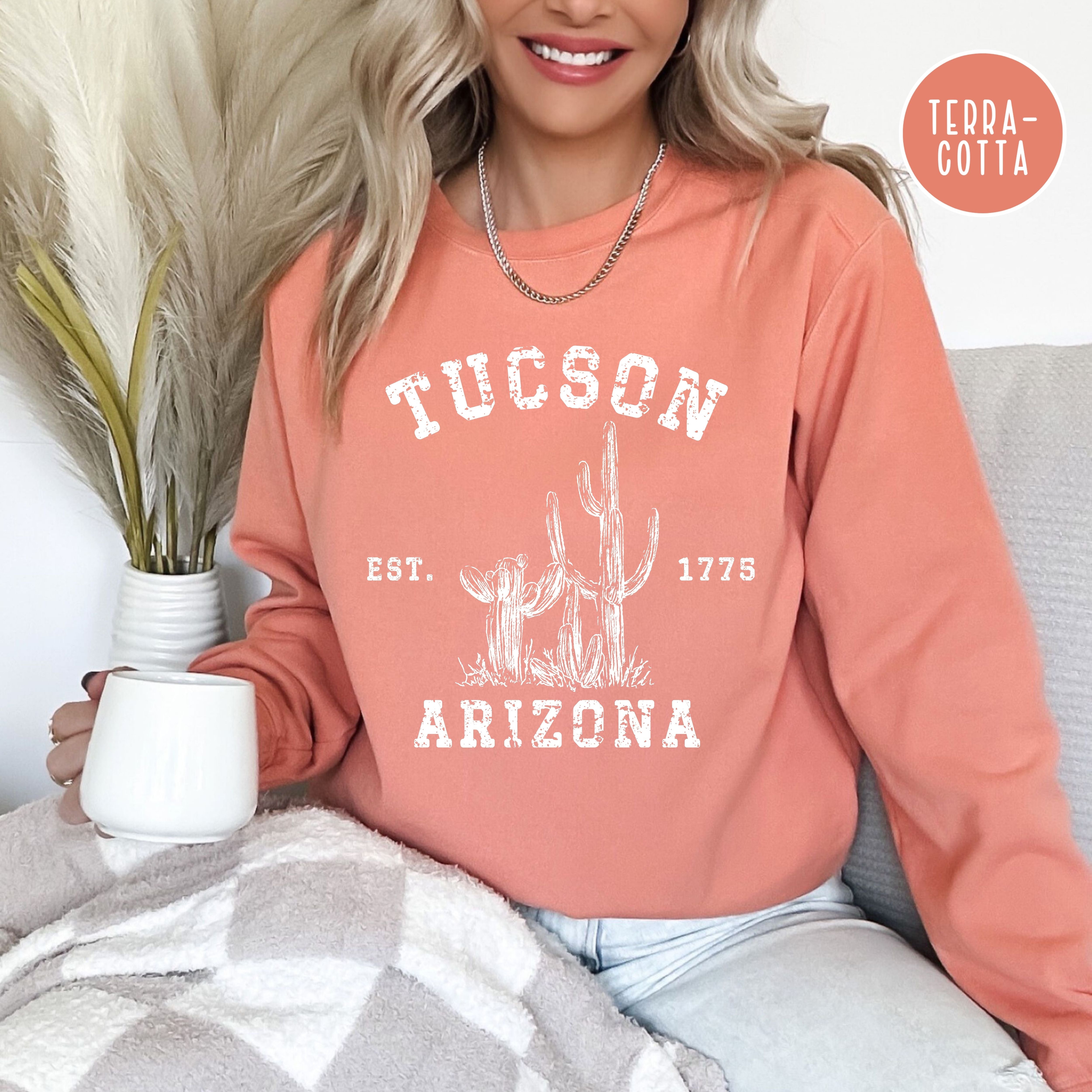 Tucson Arizona Grunge Style Comfort Colors® Sweatshirt