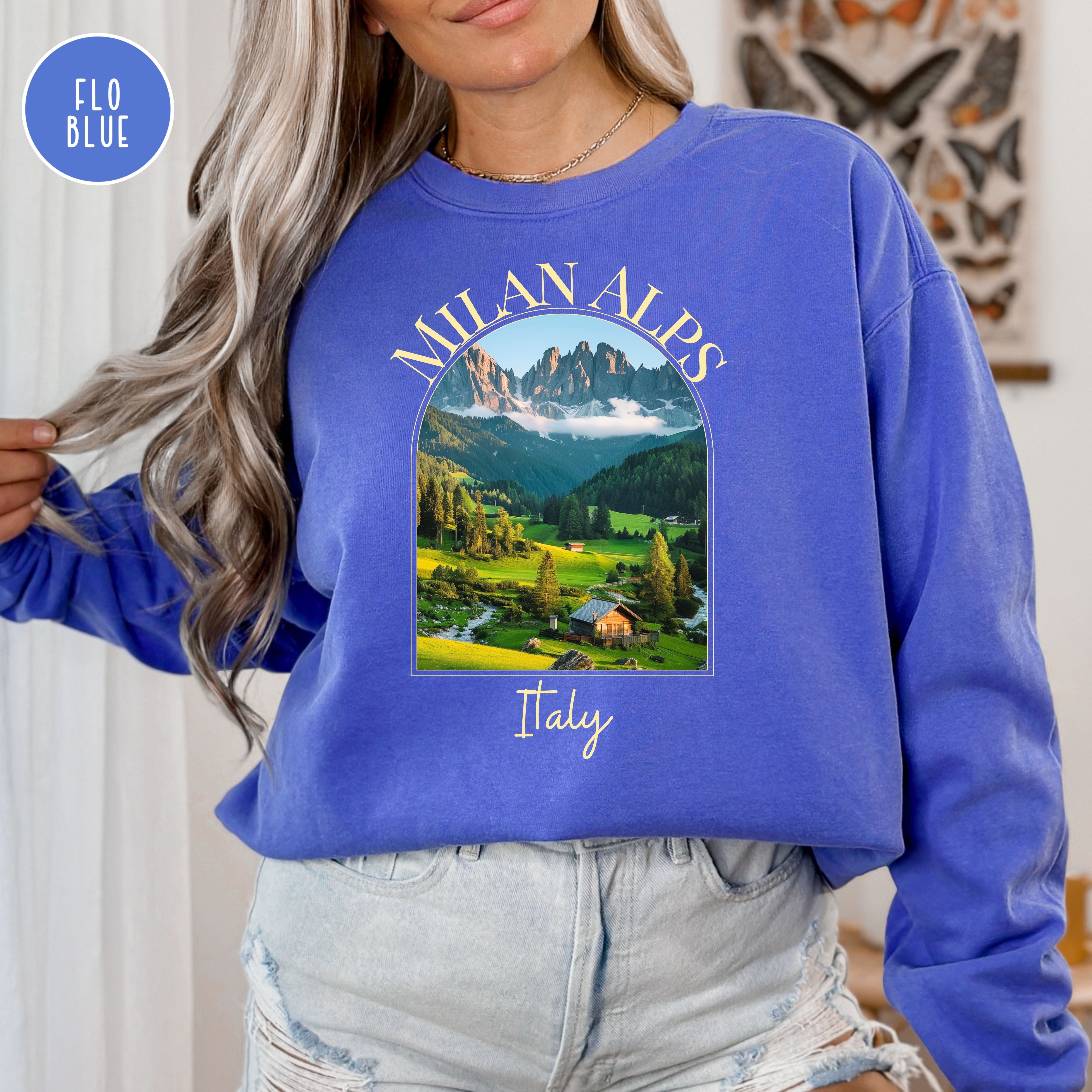 Milan Alps Italy Comfort Colors® Sweatshirt