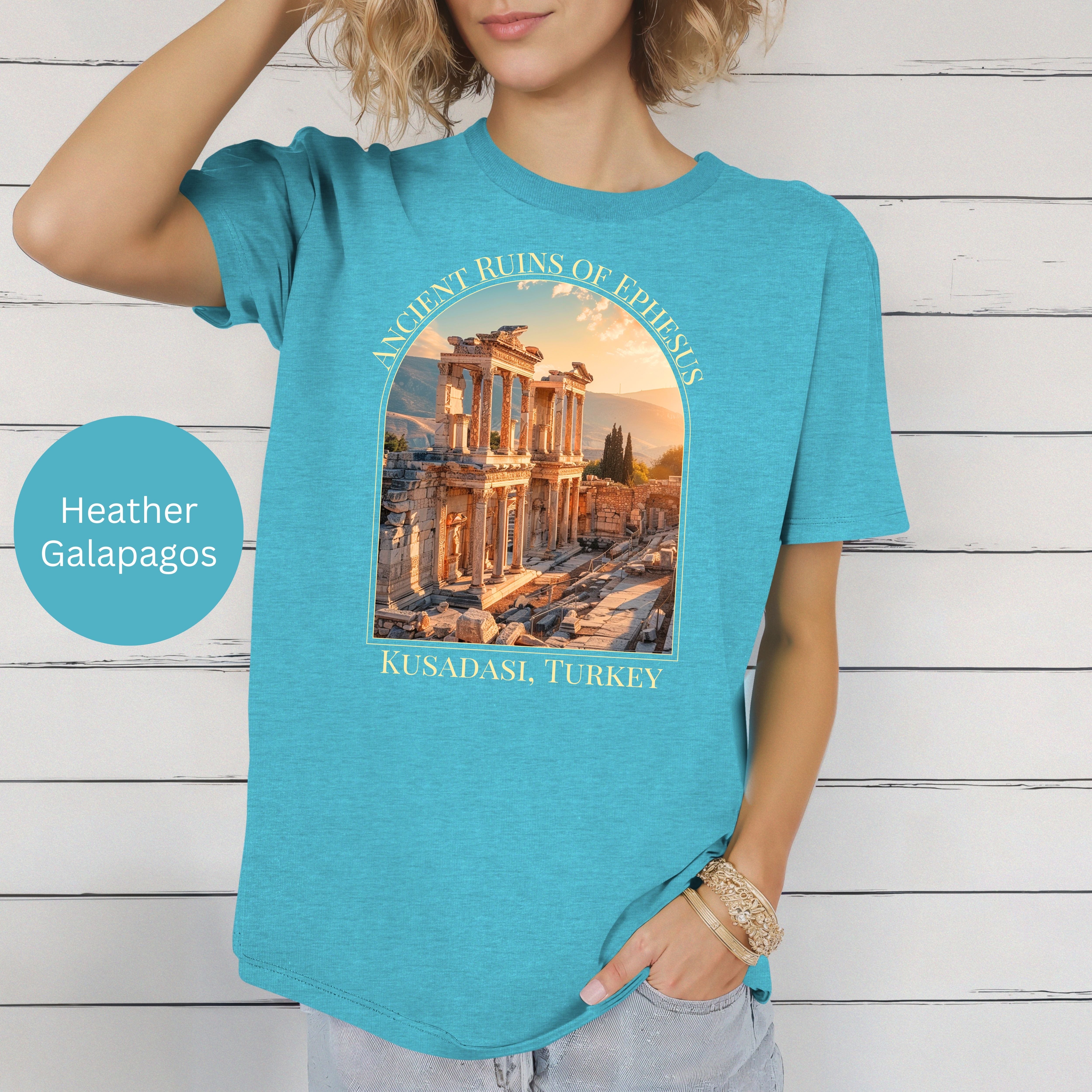 Kusadasi Turkey Ephesus Ancient City Soft-Style Unisex Tee