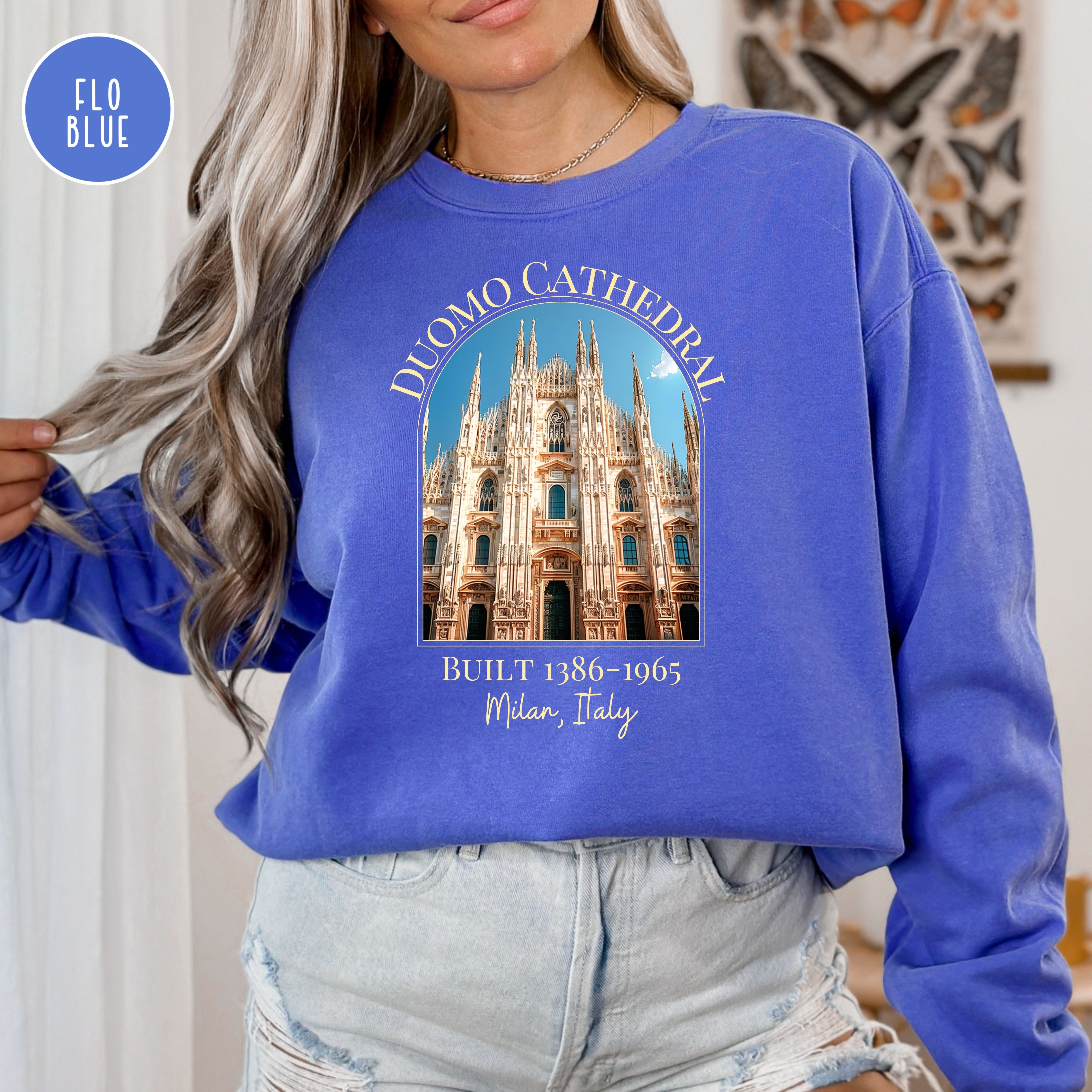 Duomo Cathedral Milan Italy Comfort Colors® Sweatshirt