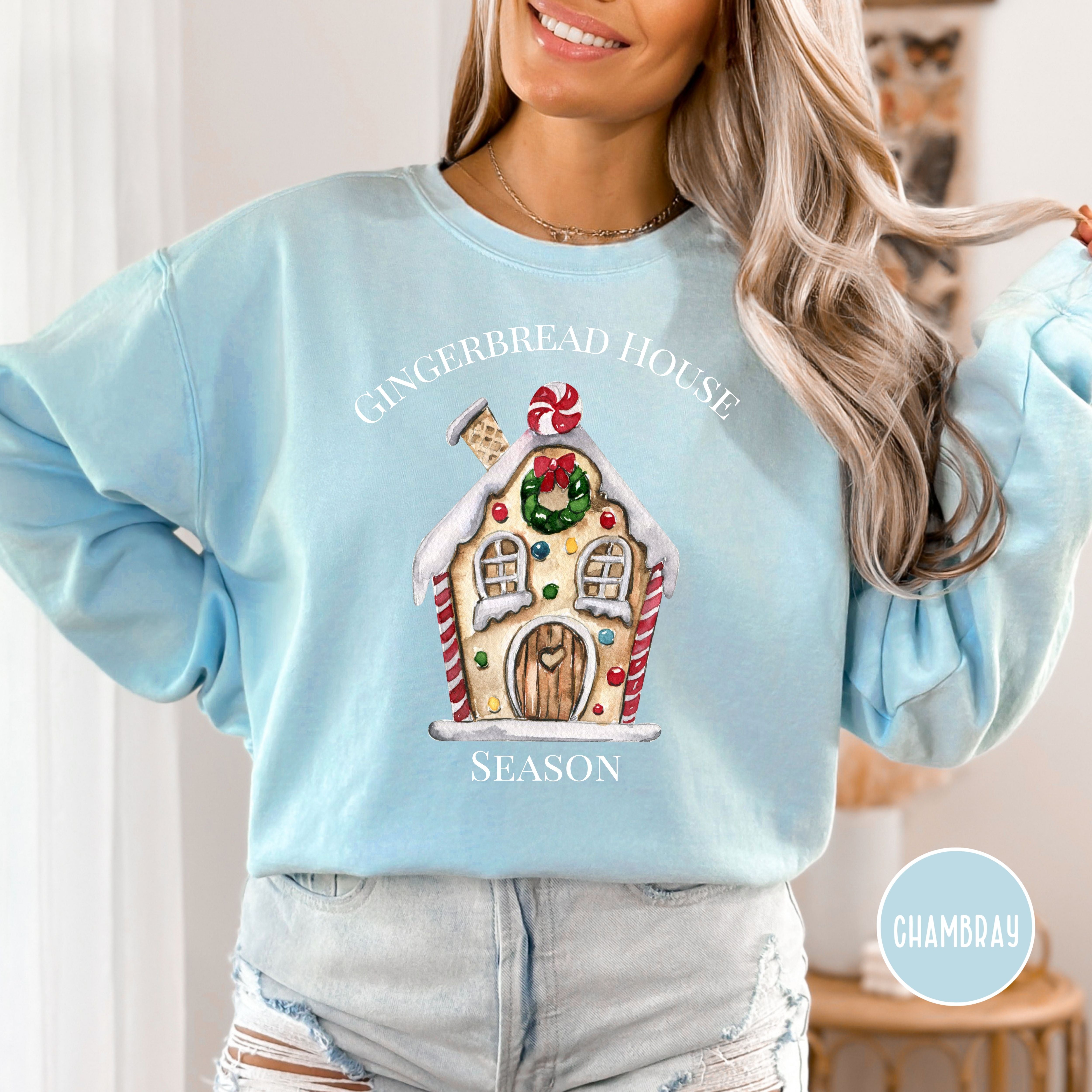Gingerbread House Season Comfort Colors® Sweatshirt