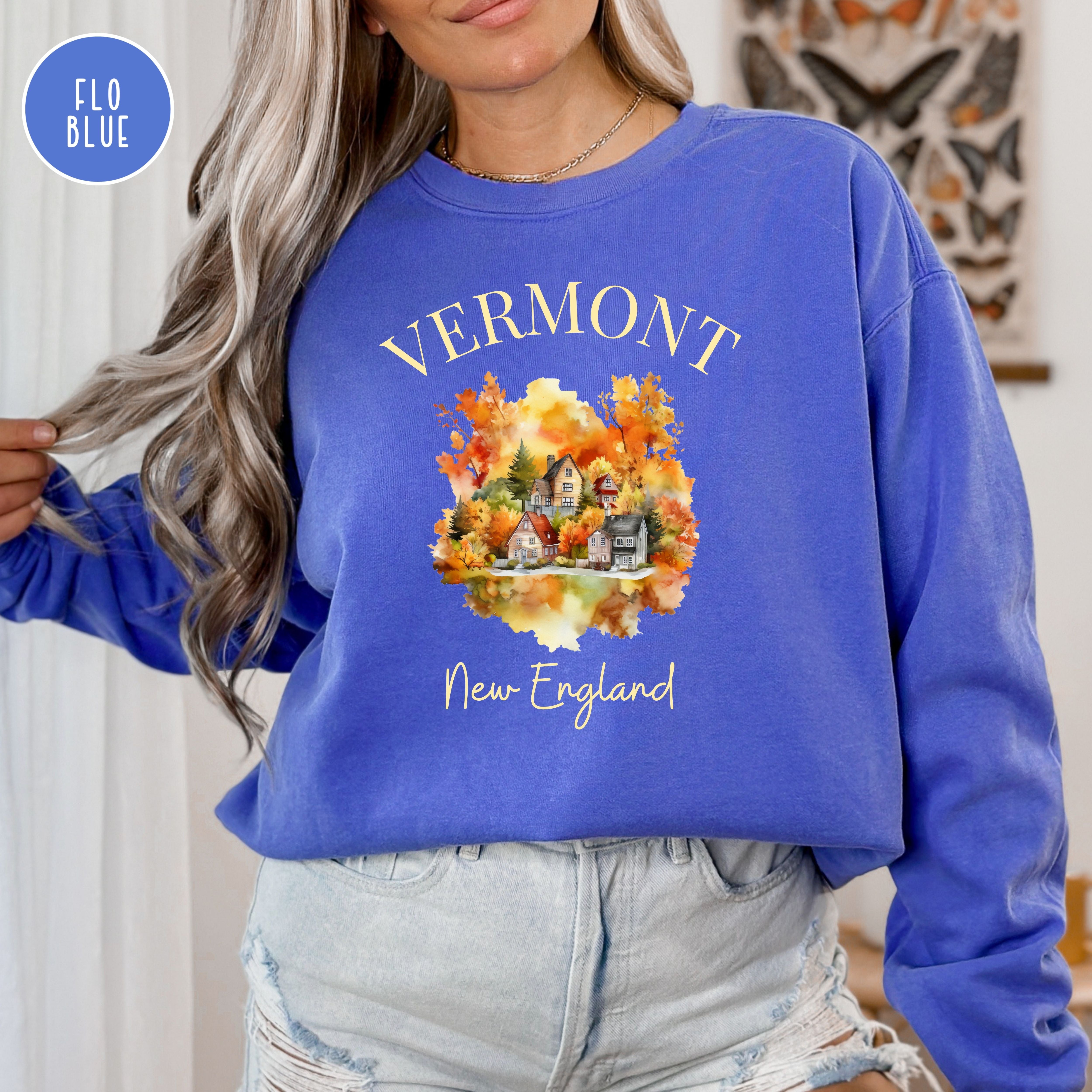 Vermont New England Comfort Colors® Autumn Sweatshirt
