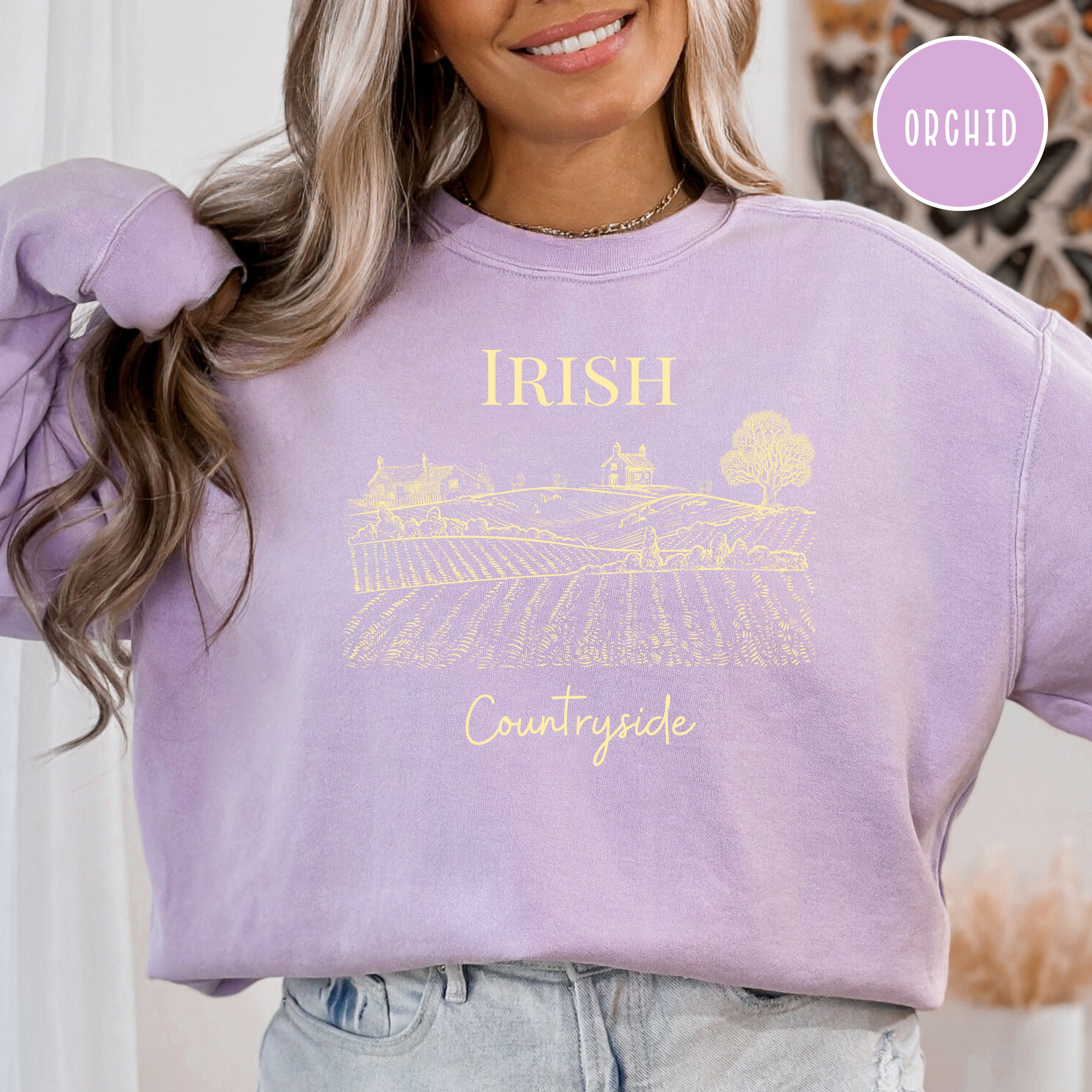 Irish Countryside Comfort Colors® Ireland Sweatshirt