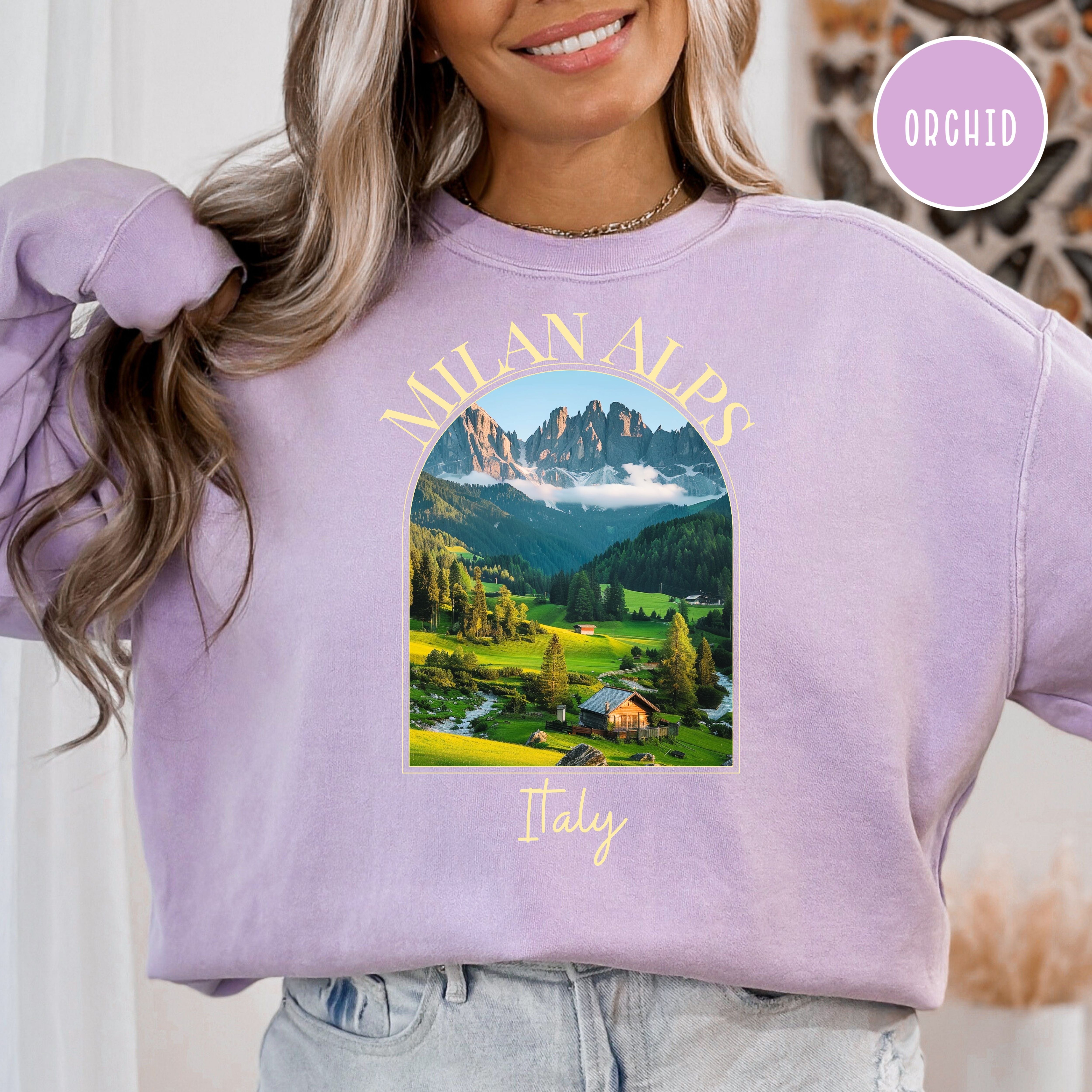Milan Alps Italy Comfort Colors® Sweatshirt