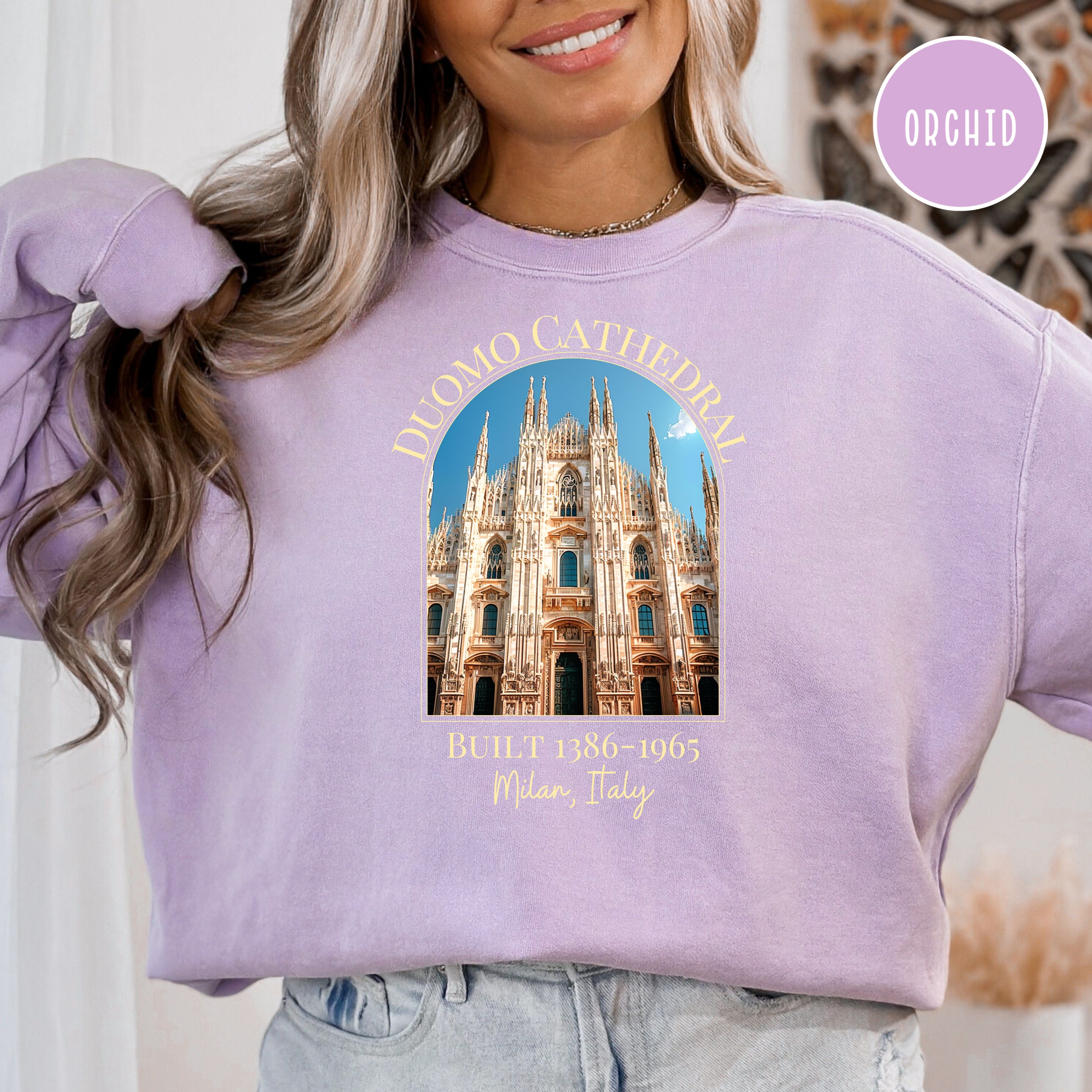 Duomo Cathedral Milan Italy Comfort Colors® Sweatshirt