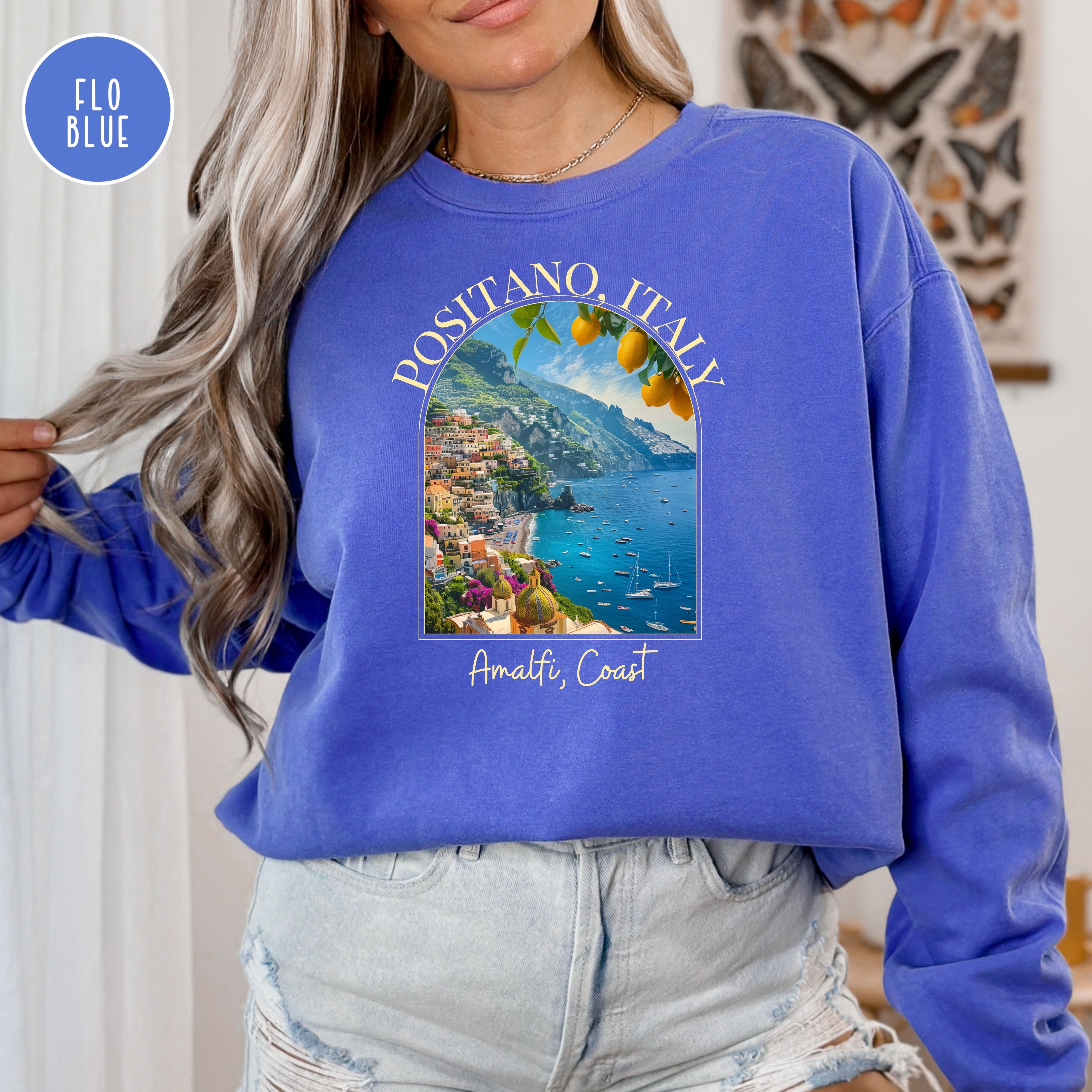Positano Italy Amalfi Coast Comfort Colors® Sweatshirt