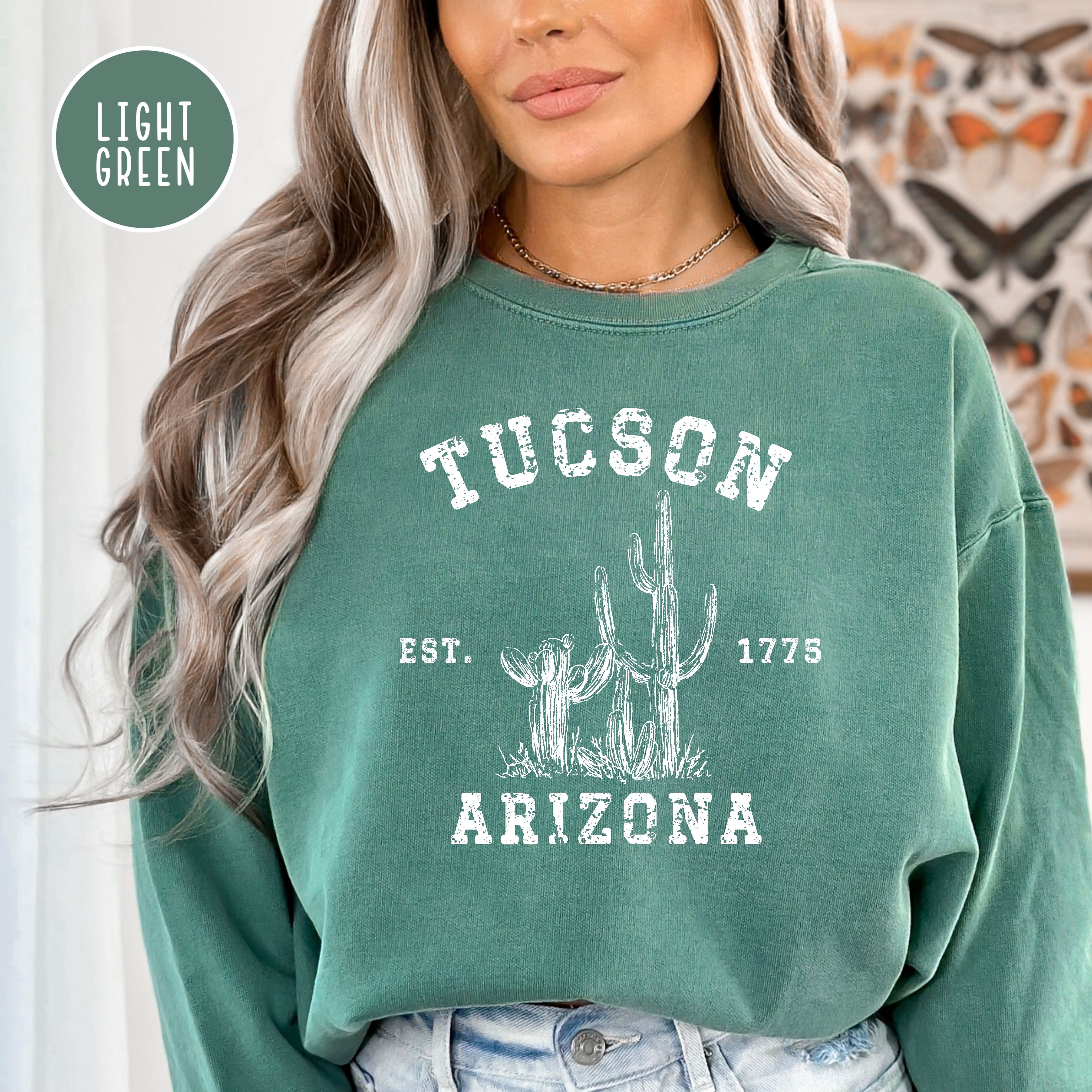 Tucson Arizona Grunge Style Comfort Colors® Sweatshirt