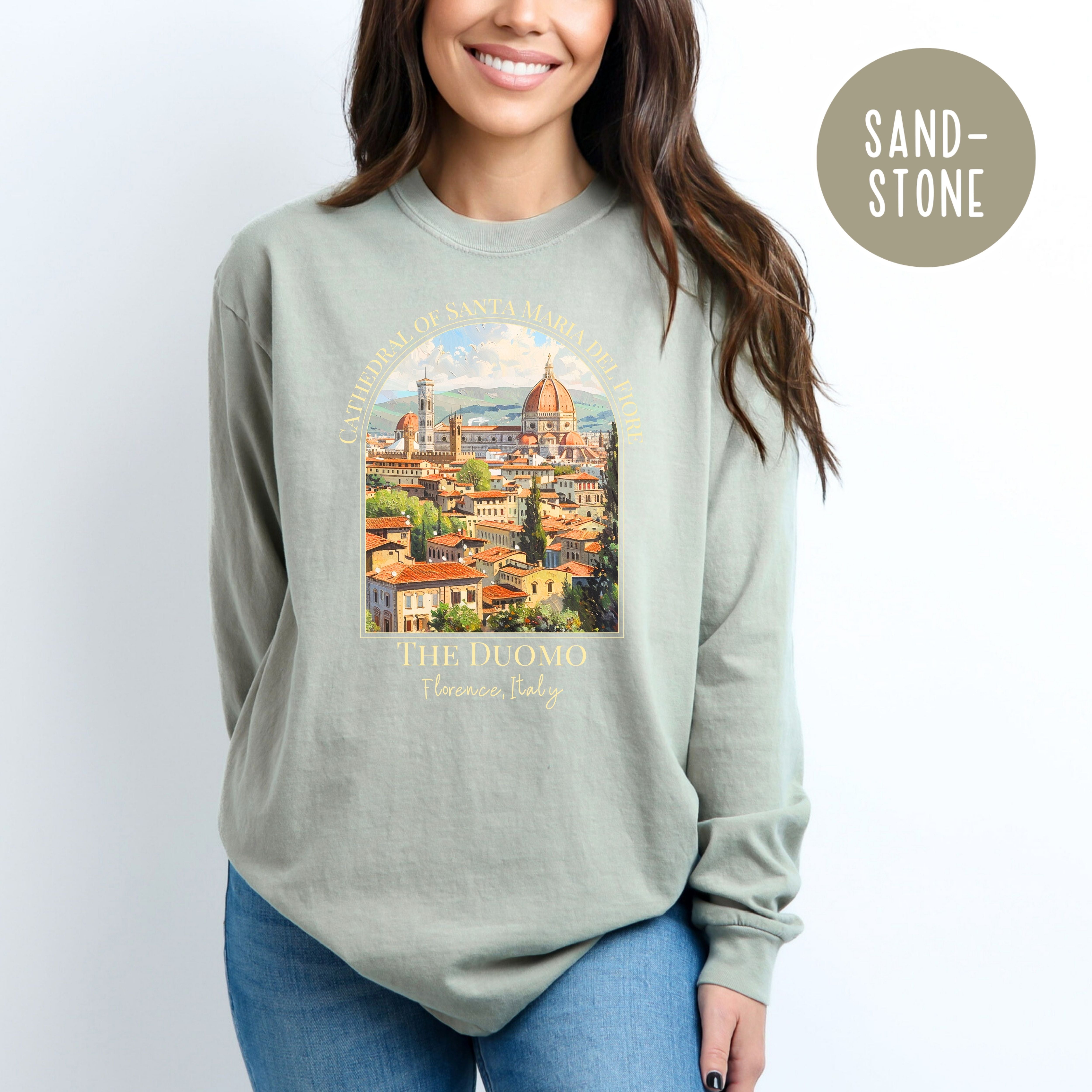 Duomo Florence Italy Comfort Colors® Long Sleeve Tee