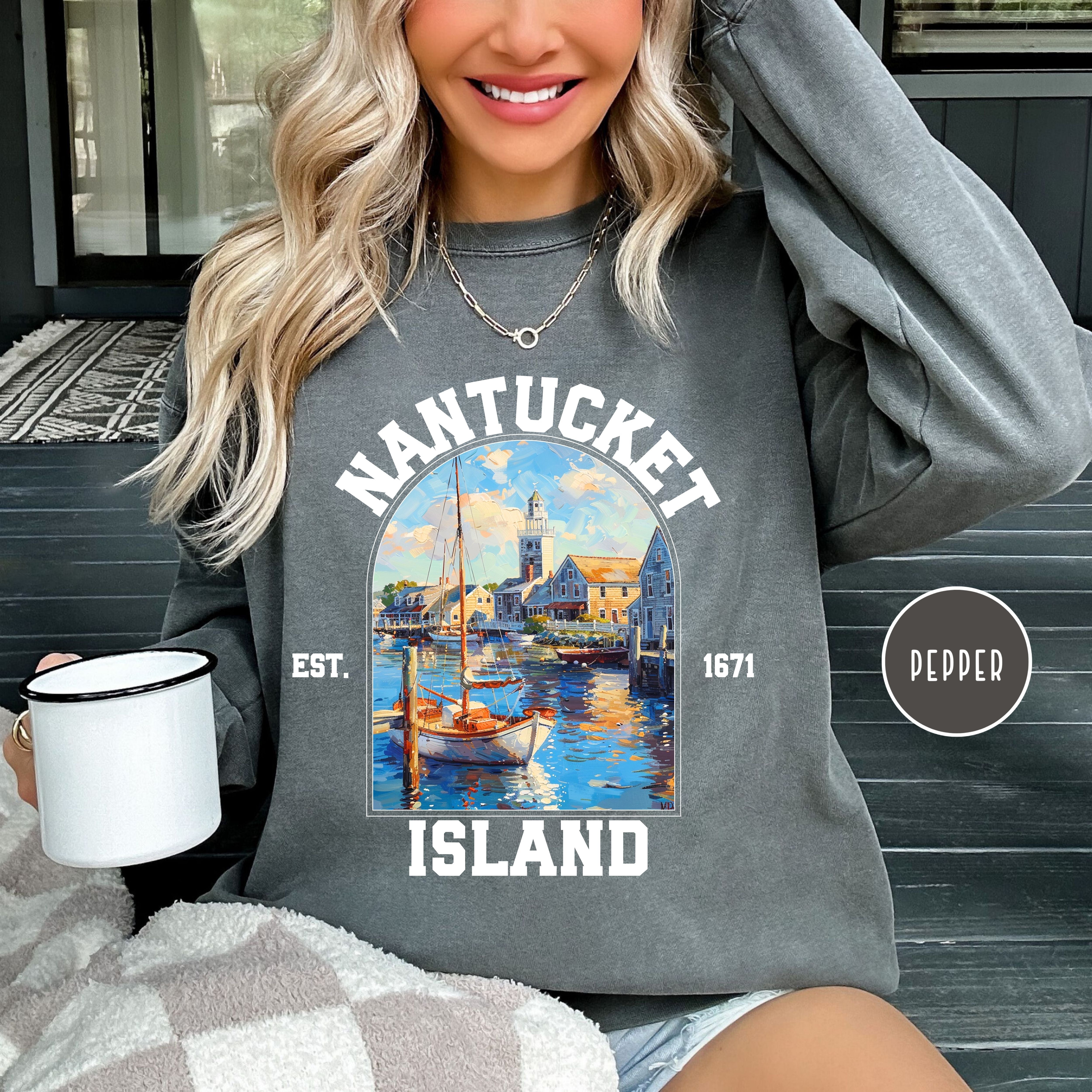 Nantucket Island Comfort Colors® Sweatshirt