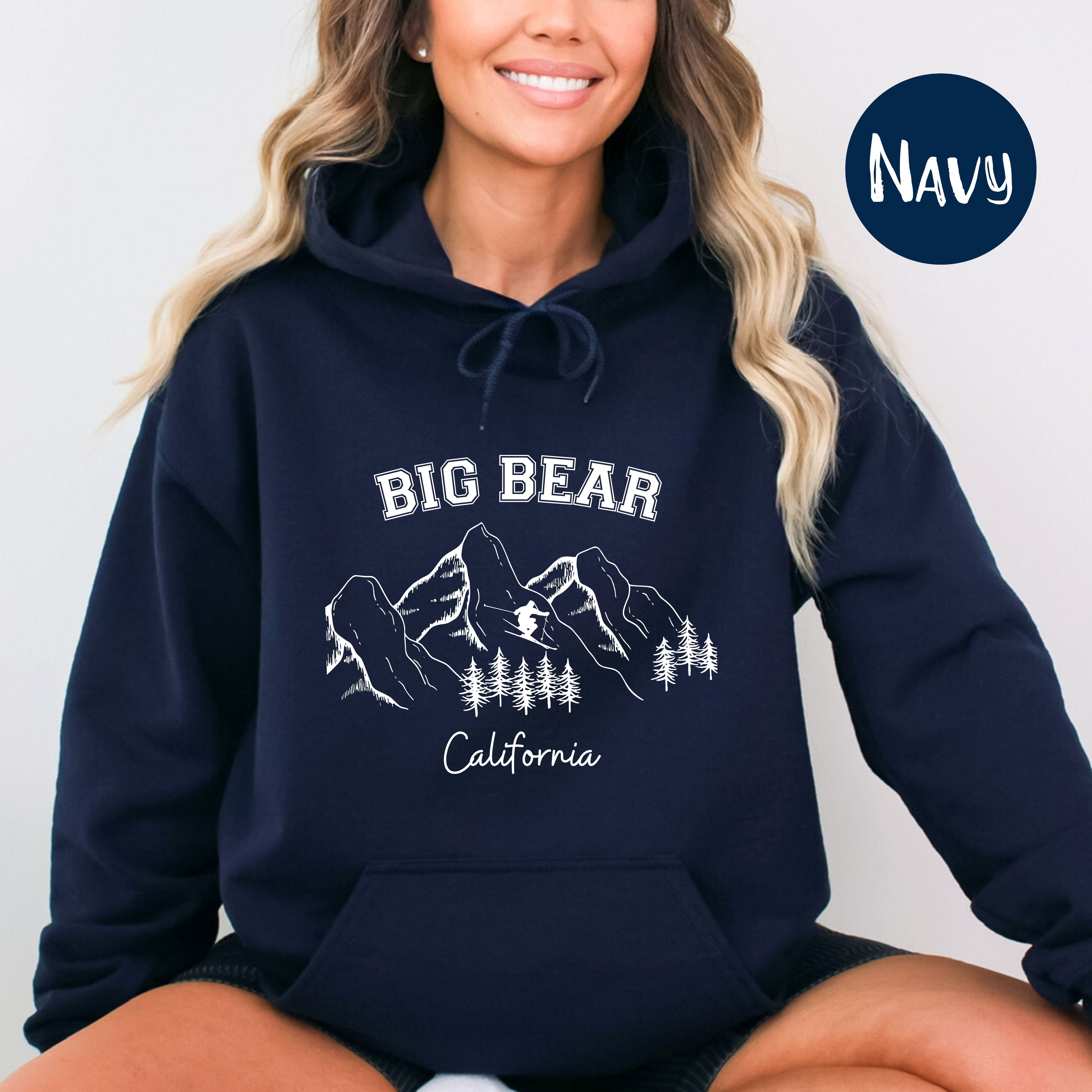 Big Bear California Unisex Ski Vacation Pullover Hoodie