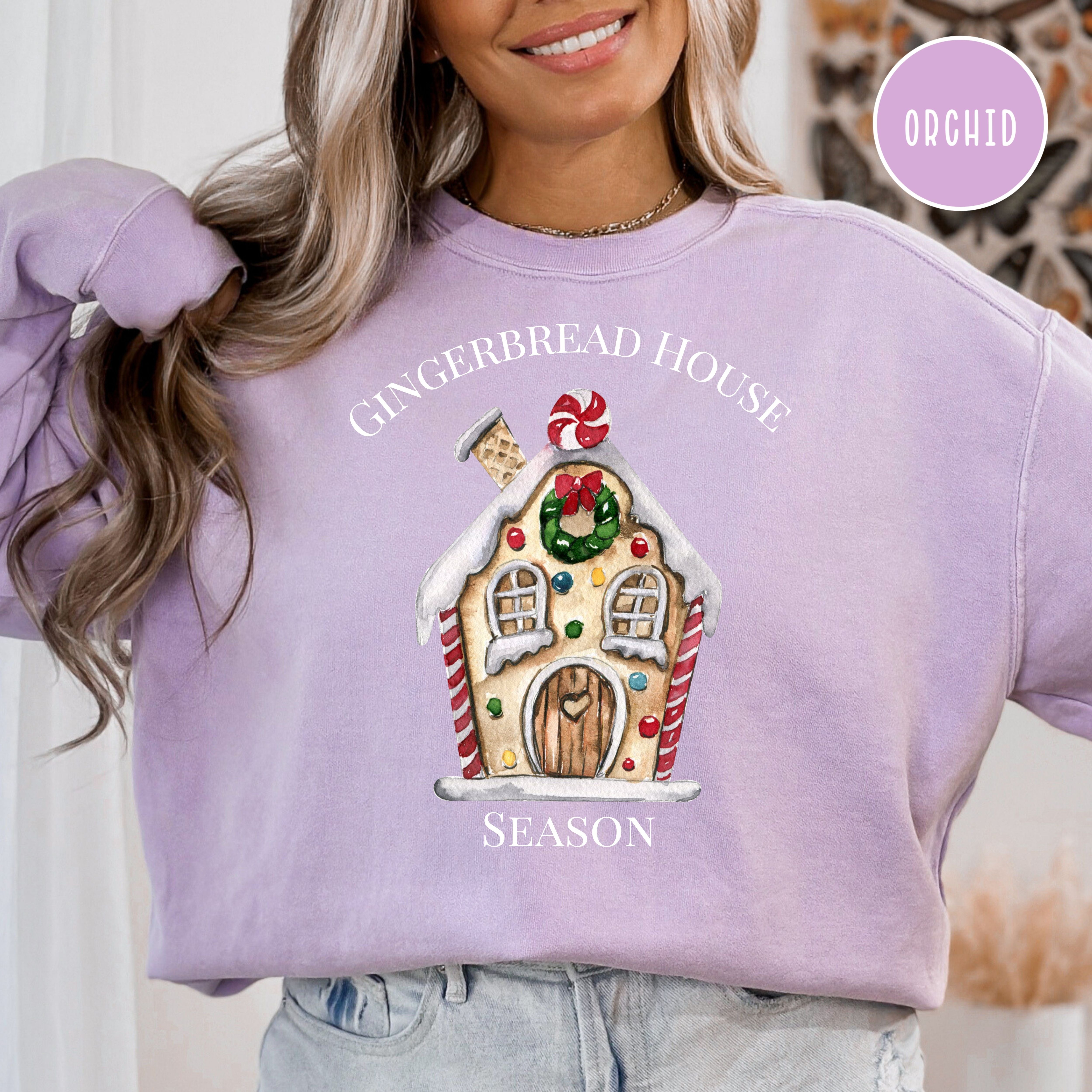 Gingerbread House Season Comfort Colors® Sweatshirt
