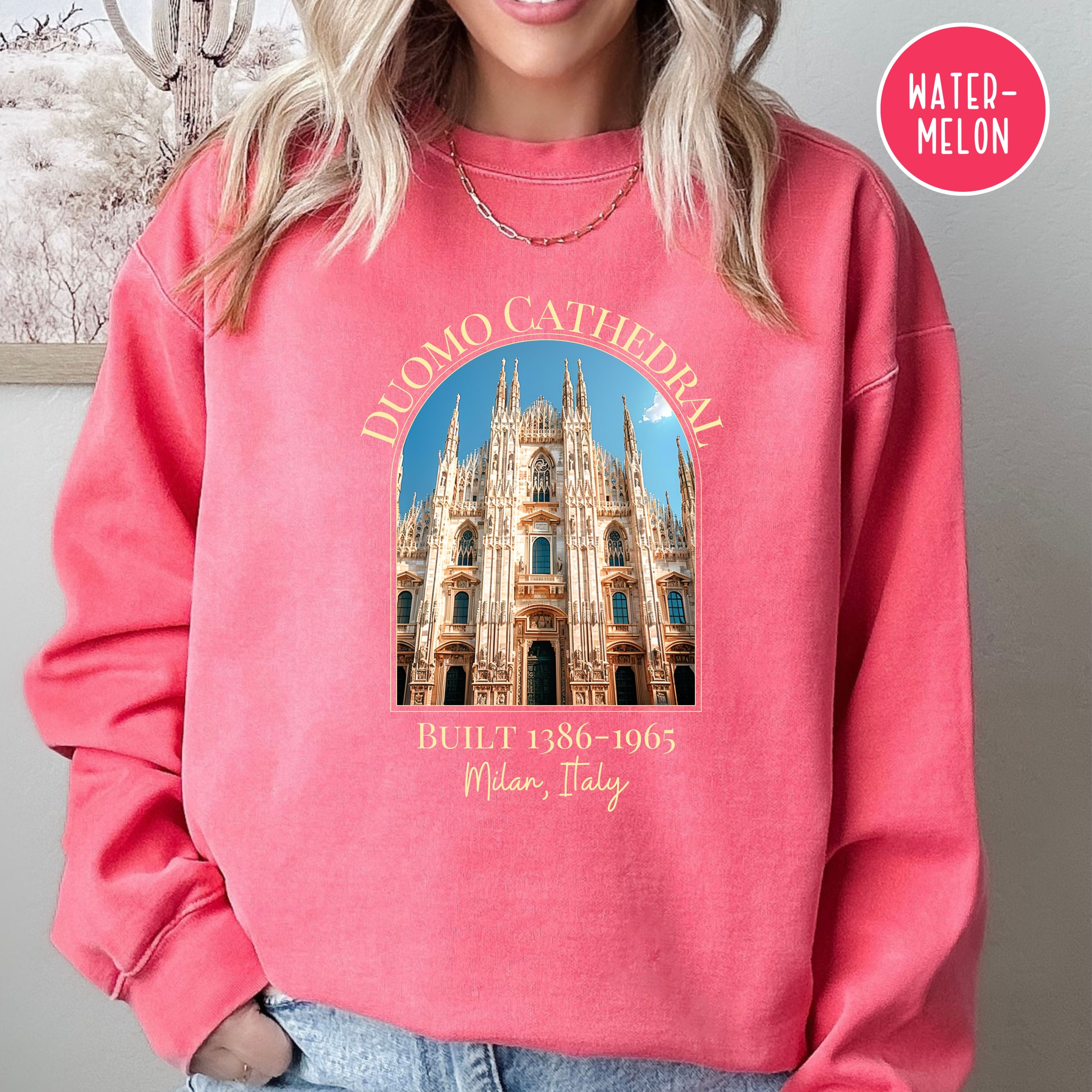 Duomo Cathedral Milan Italy Comfort Colors® Sweatshirt