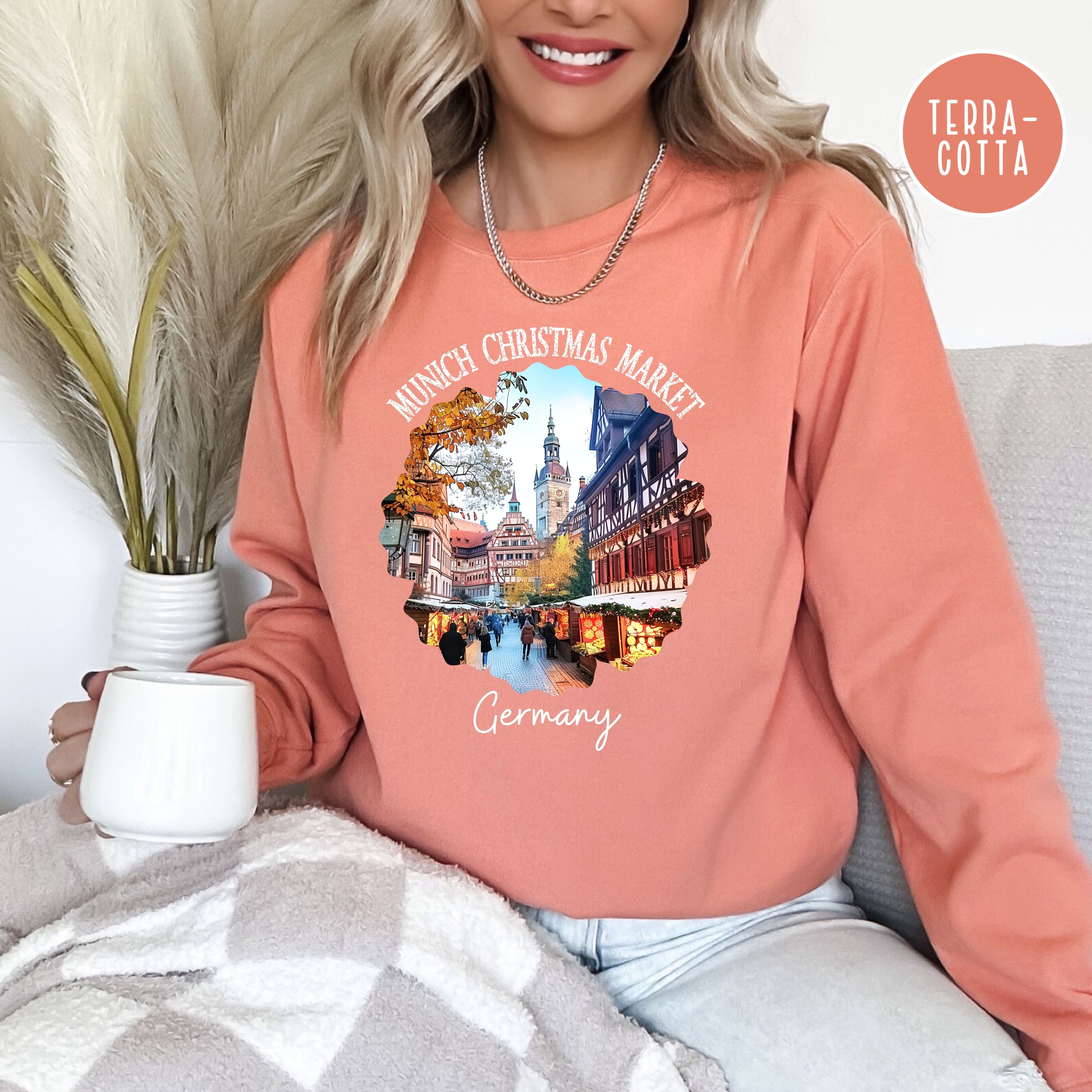 Munich Germany Christmas Market Comfort Colors® Sweatshirt