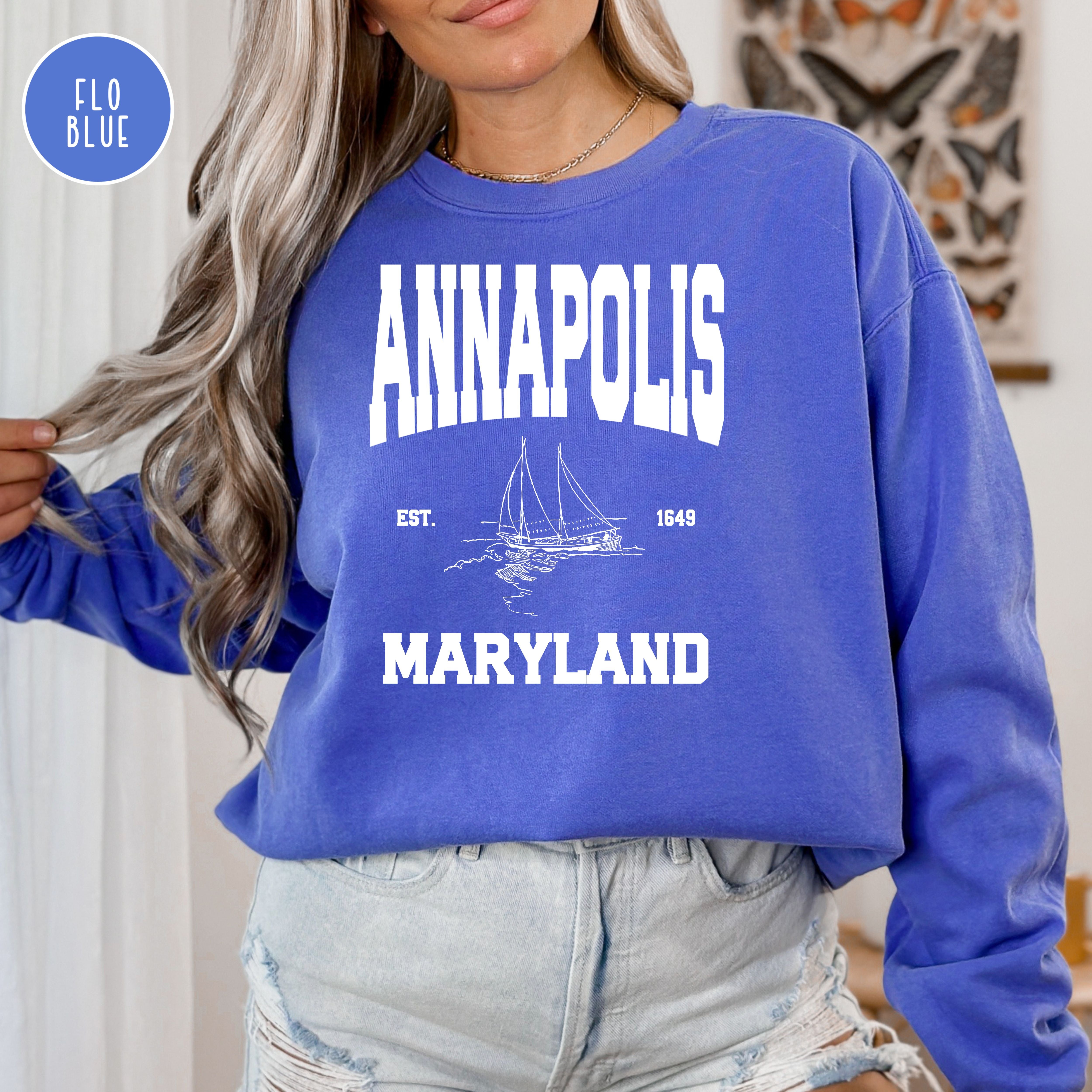 Annapolis Maryland Comfort Colors® Sweatshirt