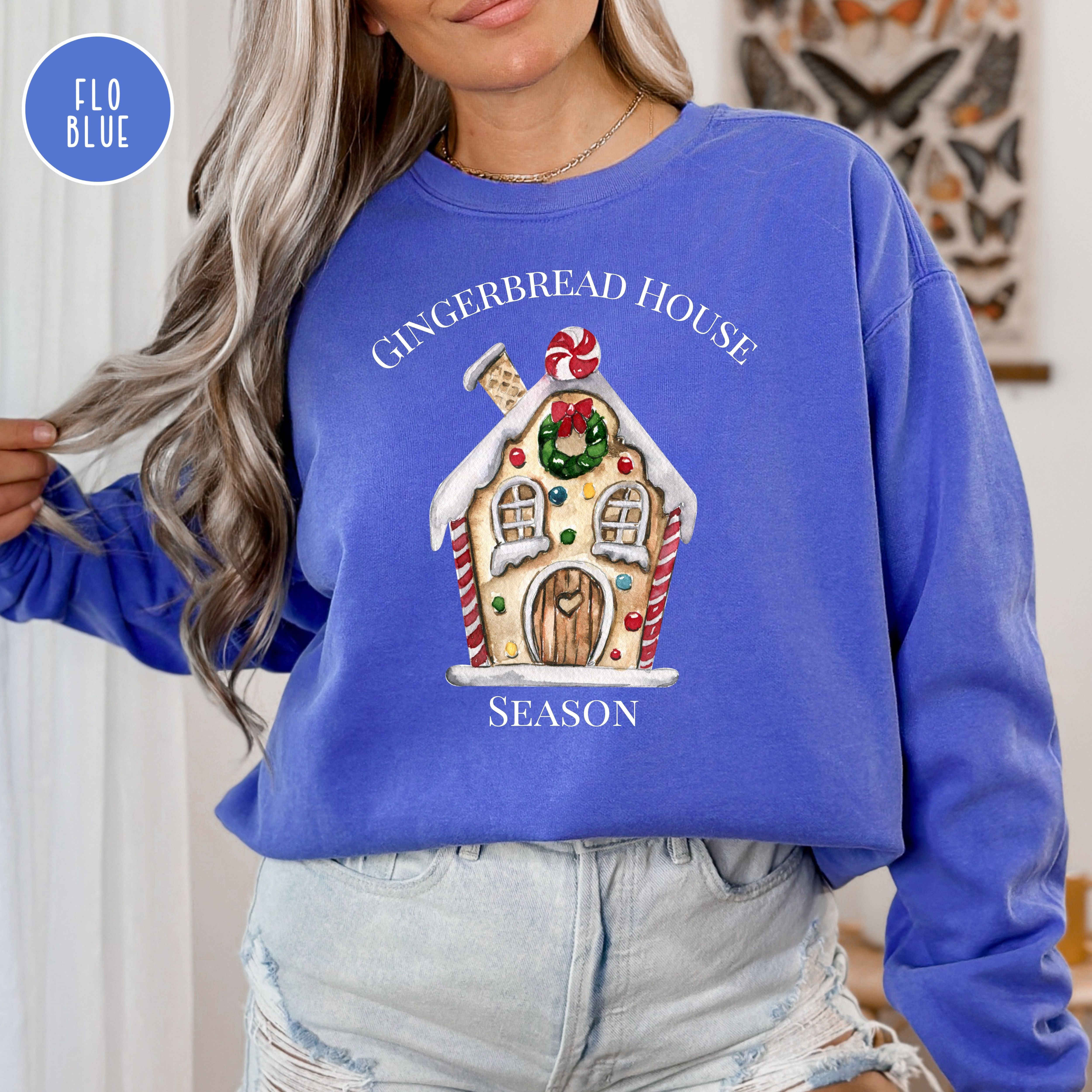 Gingerbread House Season Comfort Colors® Sweatshirt