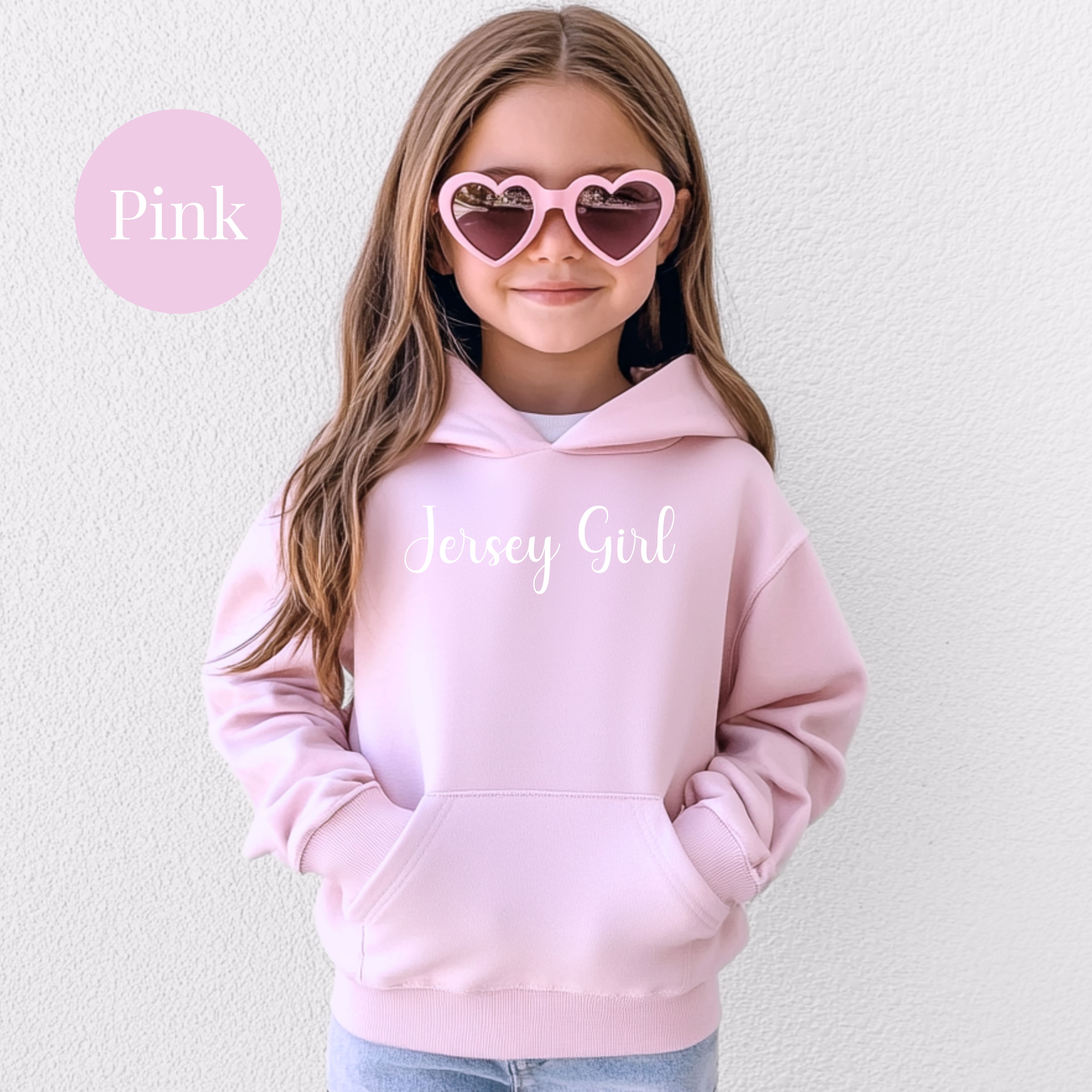 Jersey Girl Youth Sized Pullover Hoodie