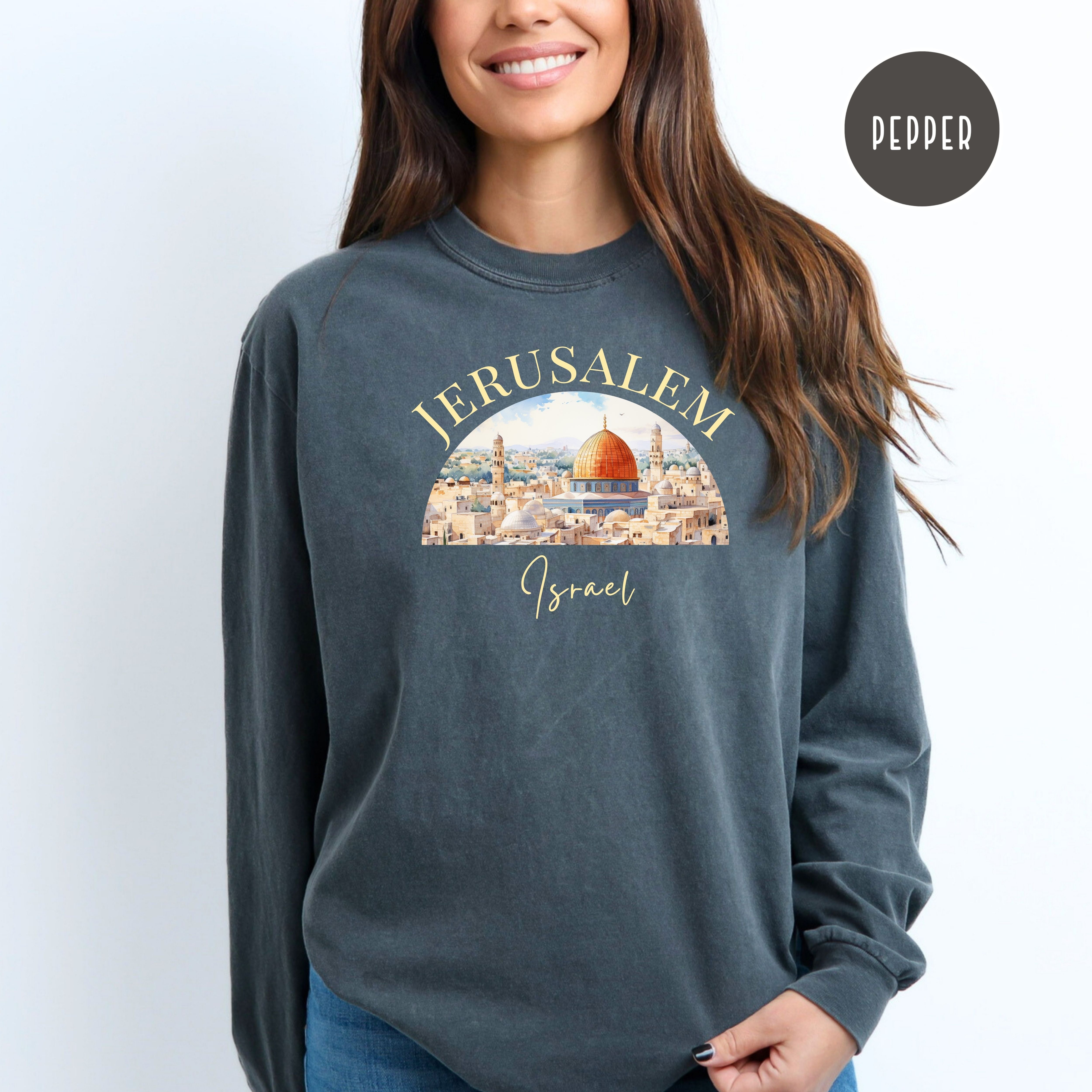 Jerusalem Comfort Colors® Long Sleeve Tee