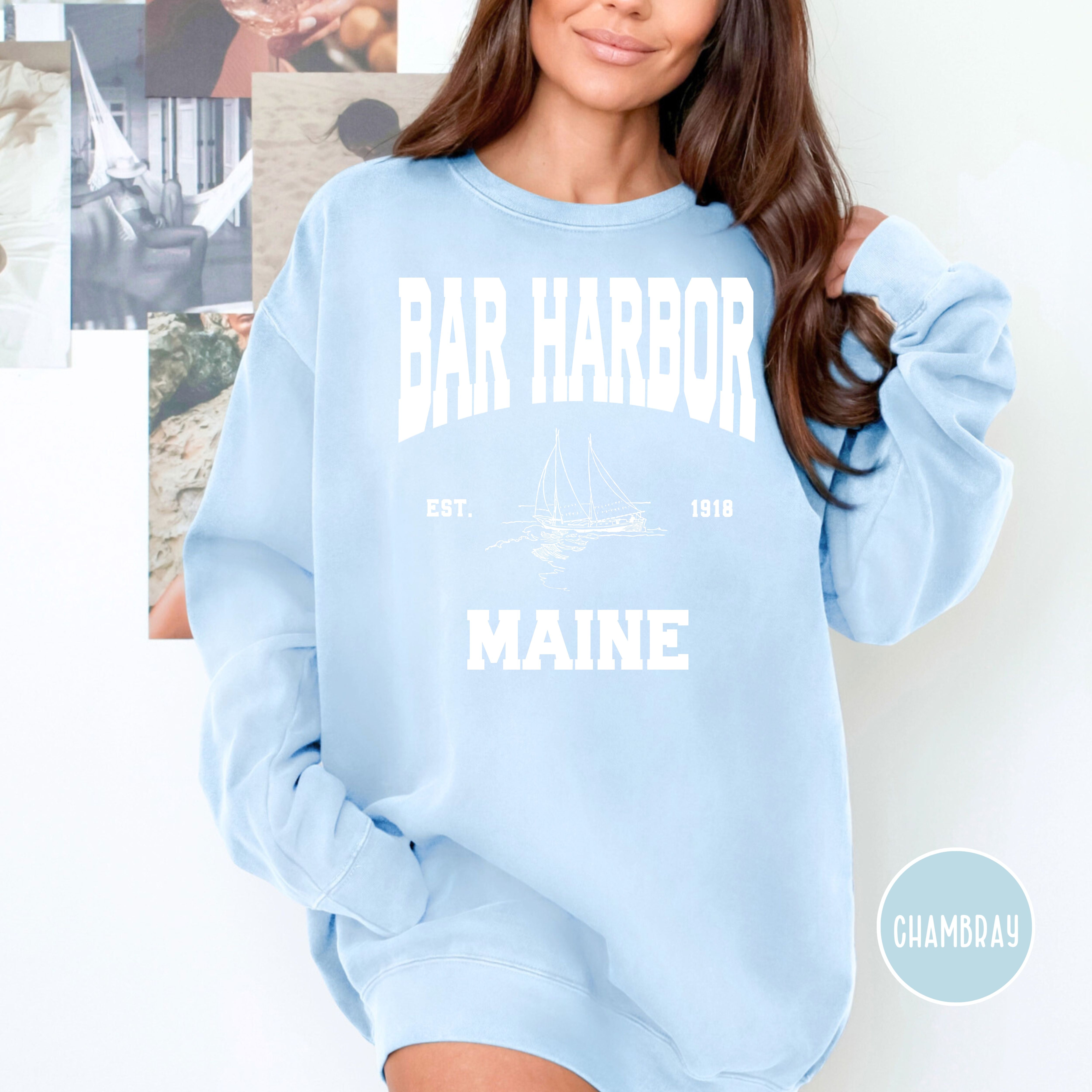 Bar Harbor Maine Comfort Colors® Sweatshirt