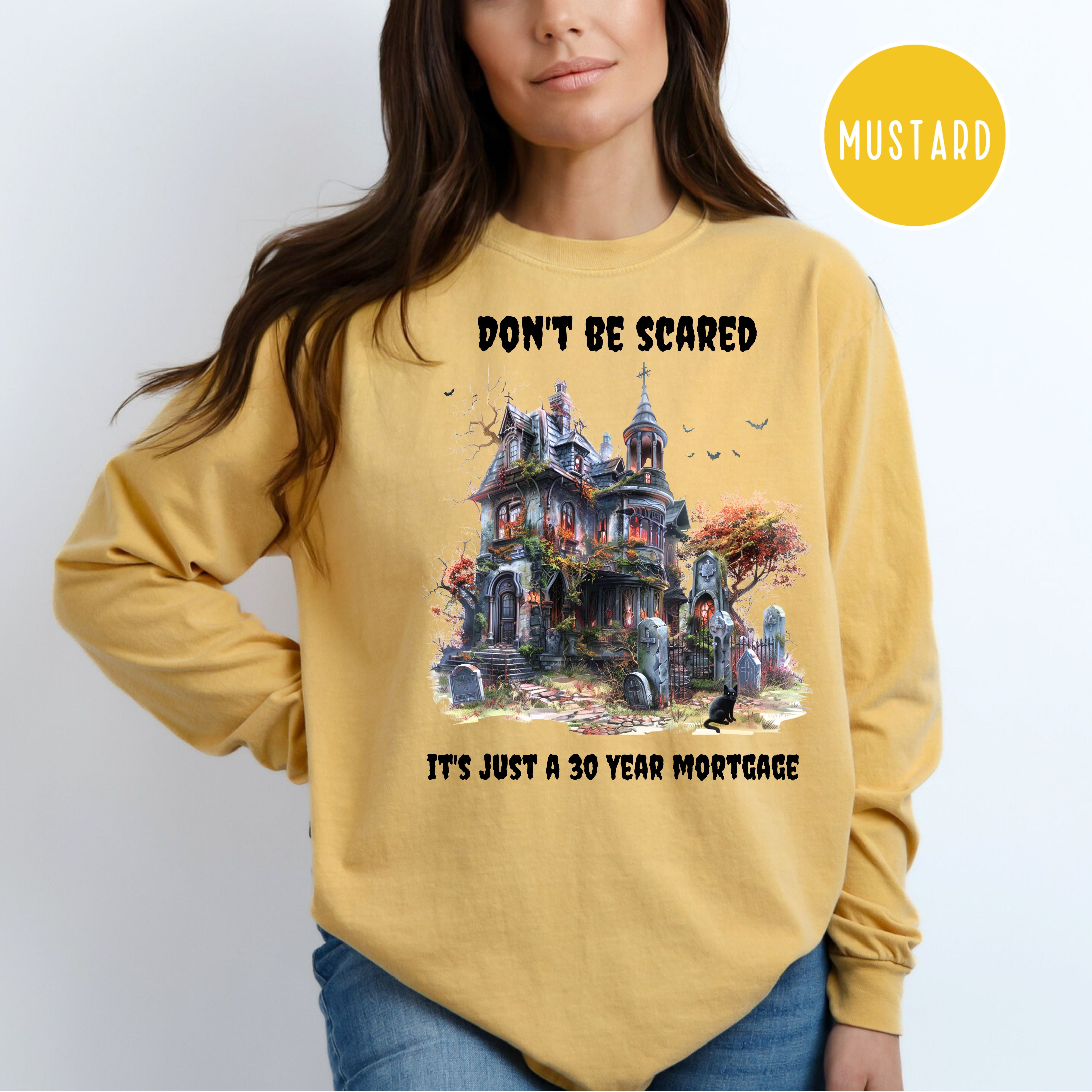 New Homeowner Halloween Comfort Colors® Long Sleeve Tee