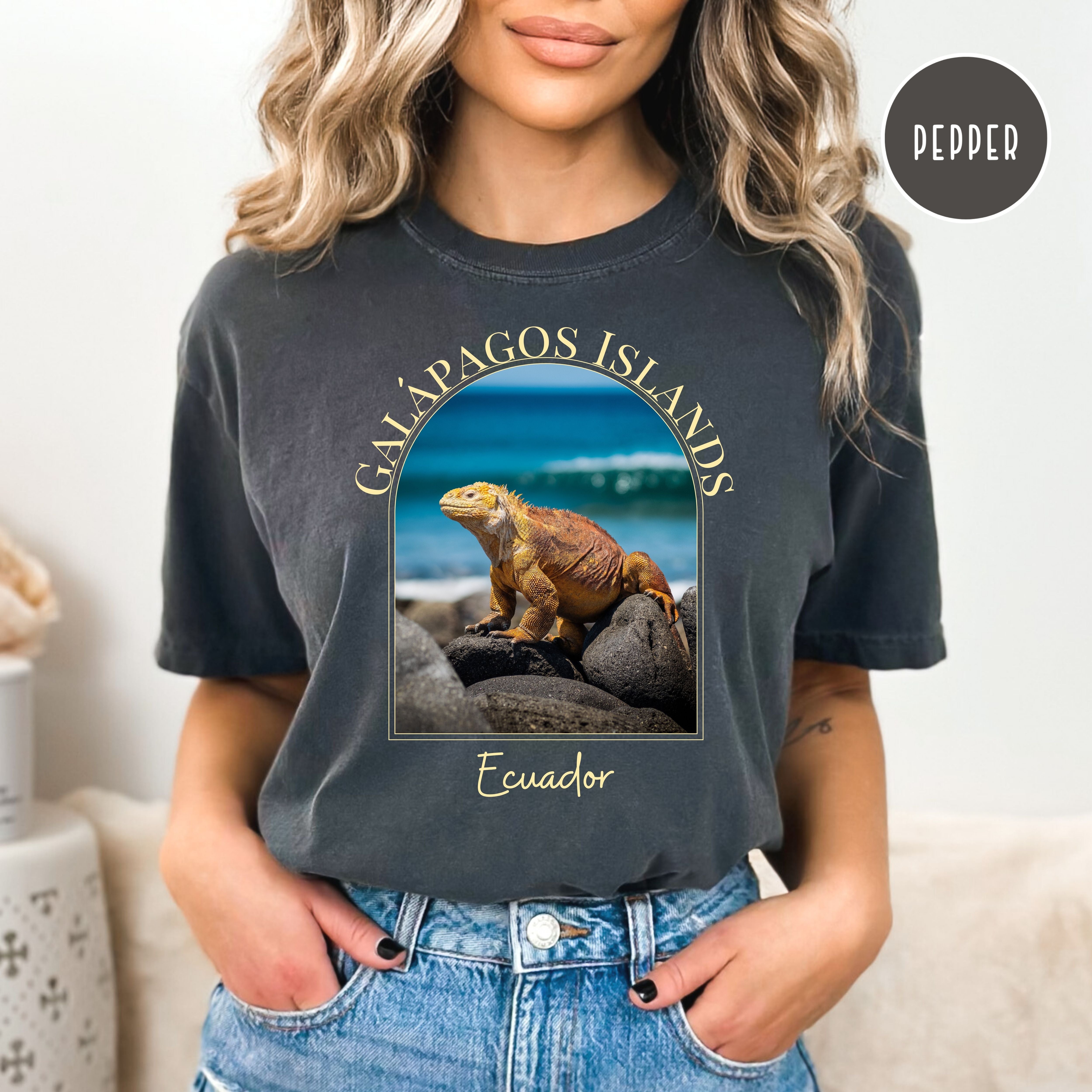 Galapagos Islands Iguana Comfort Colors® Tee