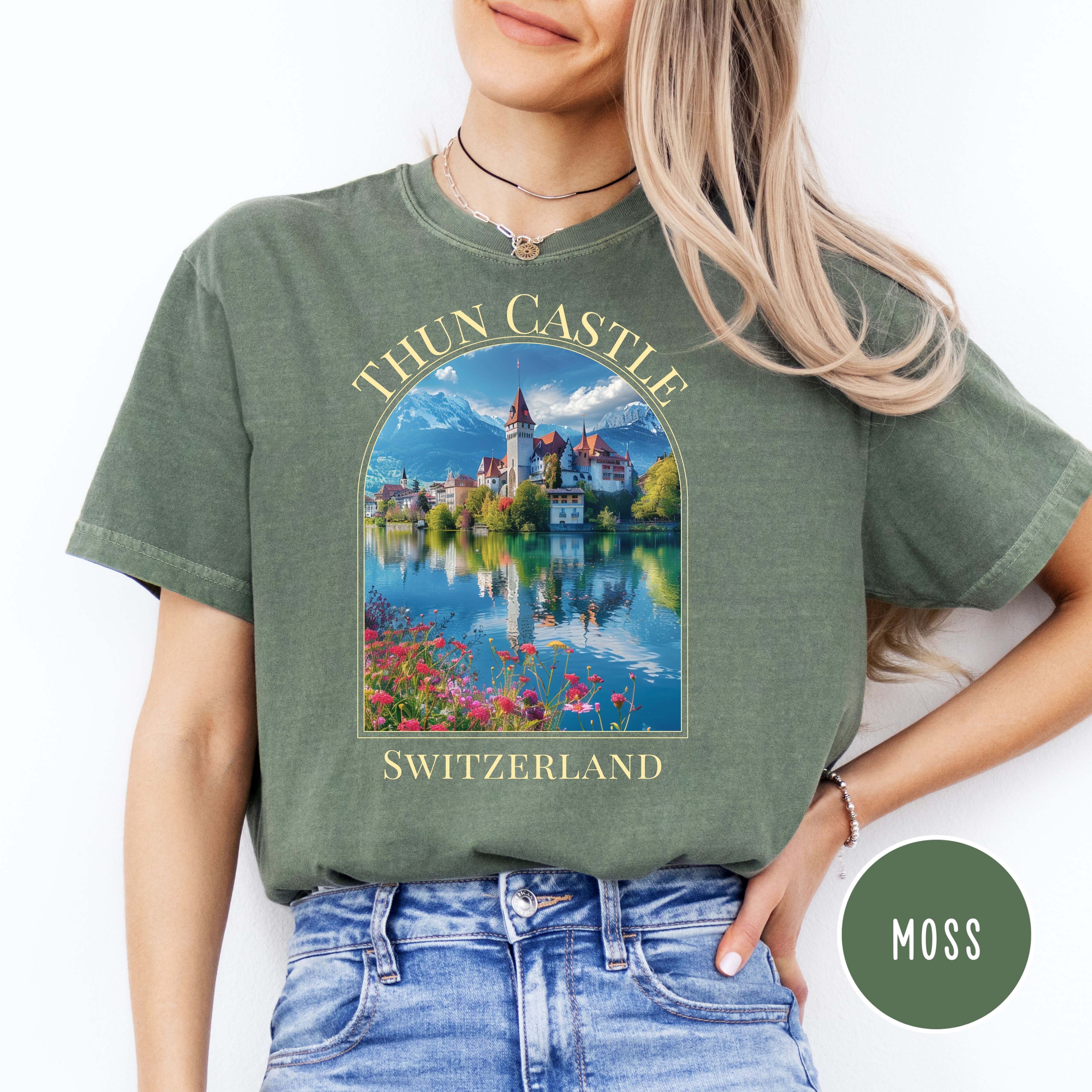 Thun Castle Switzerland Comfort Colors® Tee