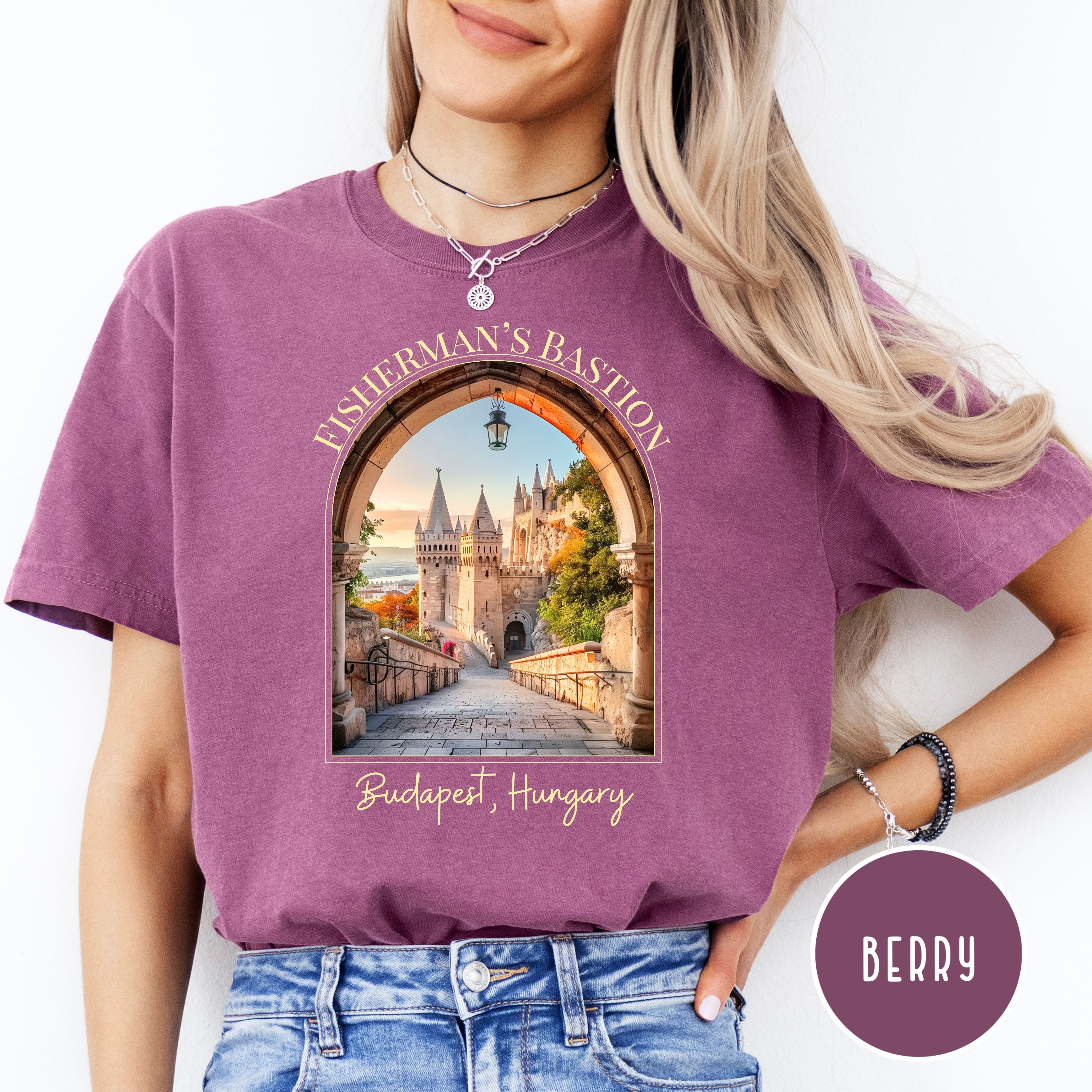 Fisherman's Bastion Budapest Hungary Comfort Colors® Tee