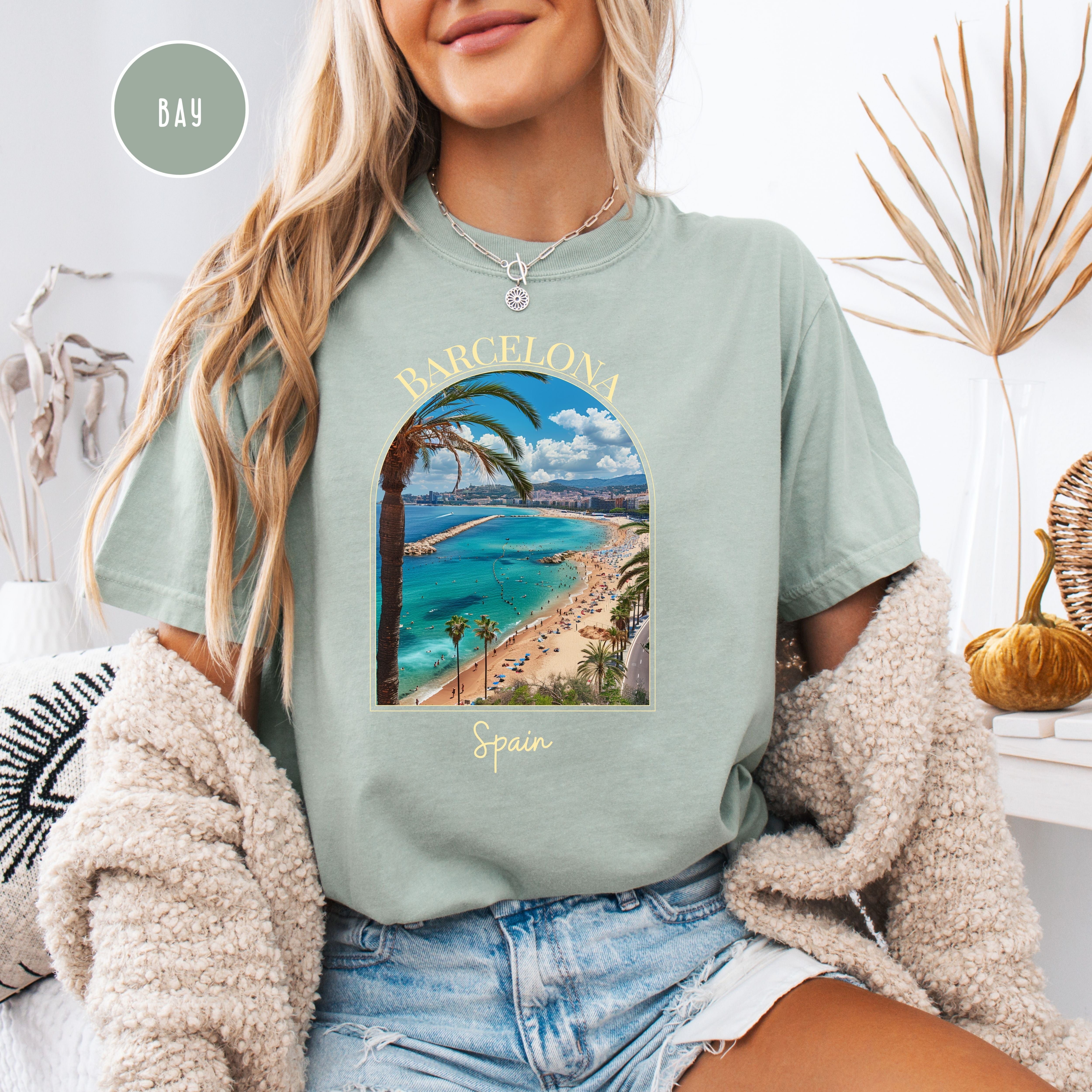 Barcelona Spain Vacation Gift Comfort Colors® Tee