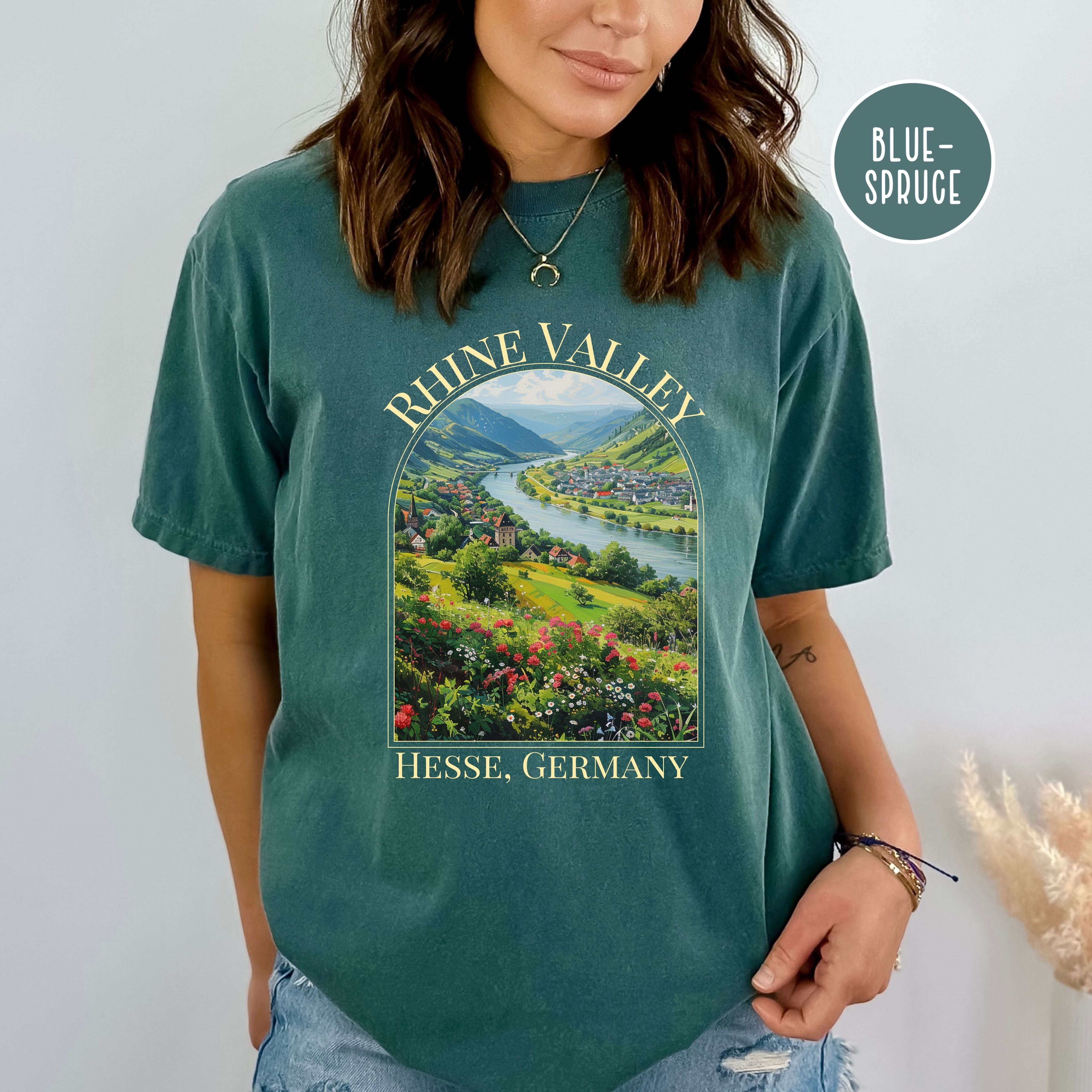 Rhine Valley Hesse Germany Comfort Colors® Tee