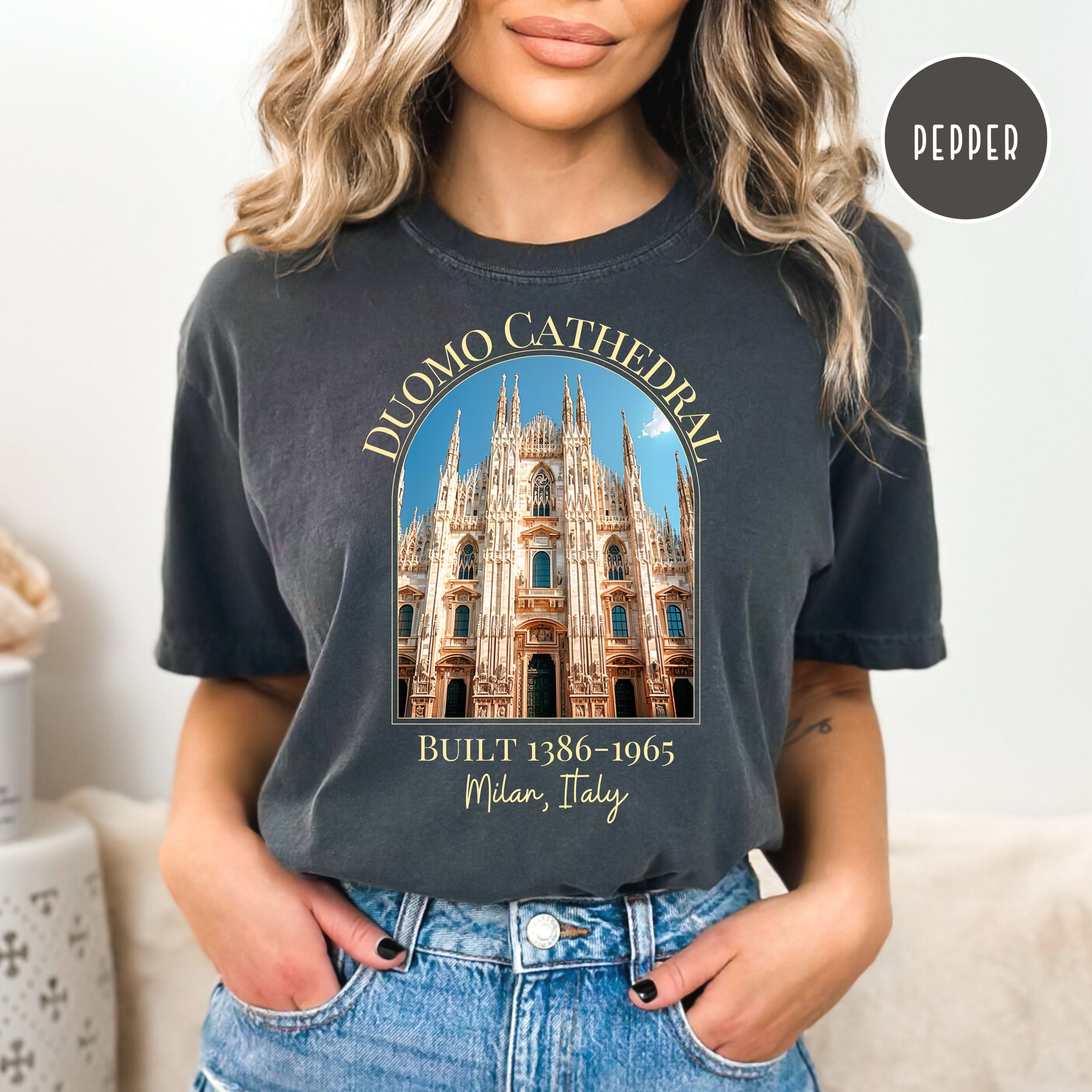 Duomo Cathedral Milan Italy Comfort Colors® Tee
