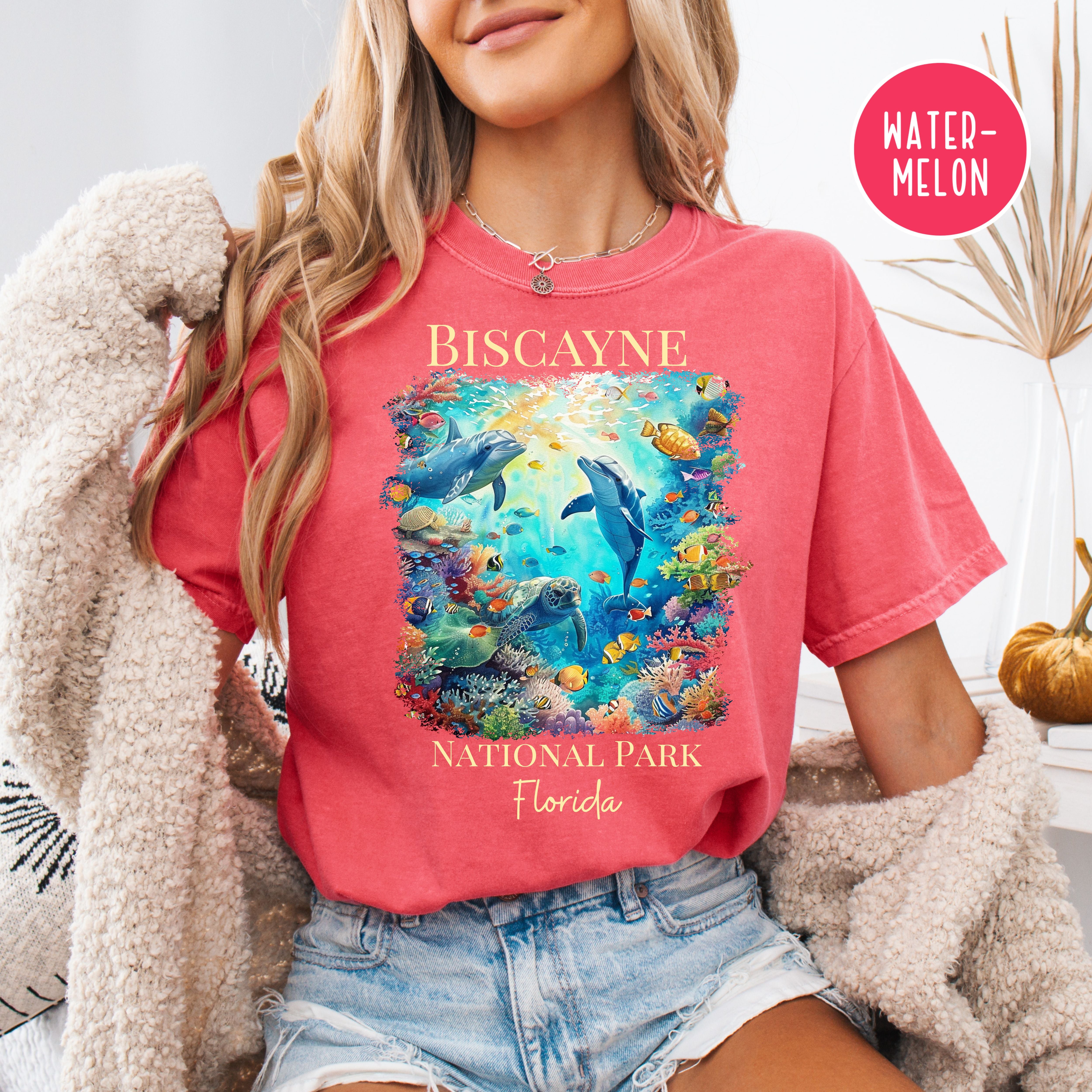 Biscayne National Park Coral Reef Florida Comfort Colors Tee