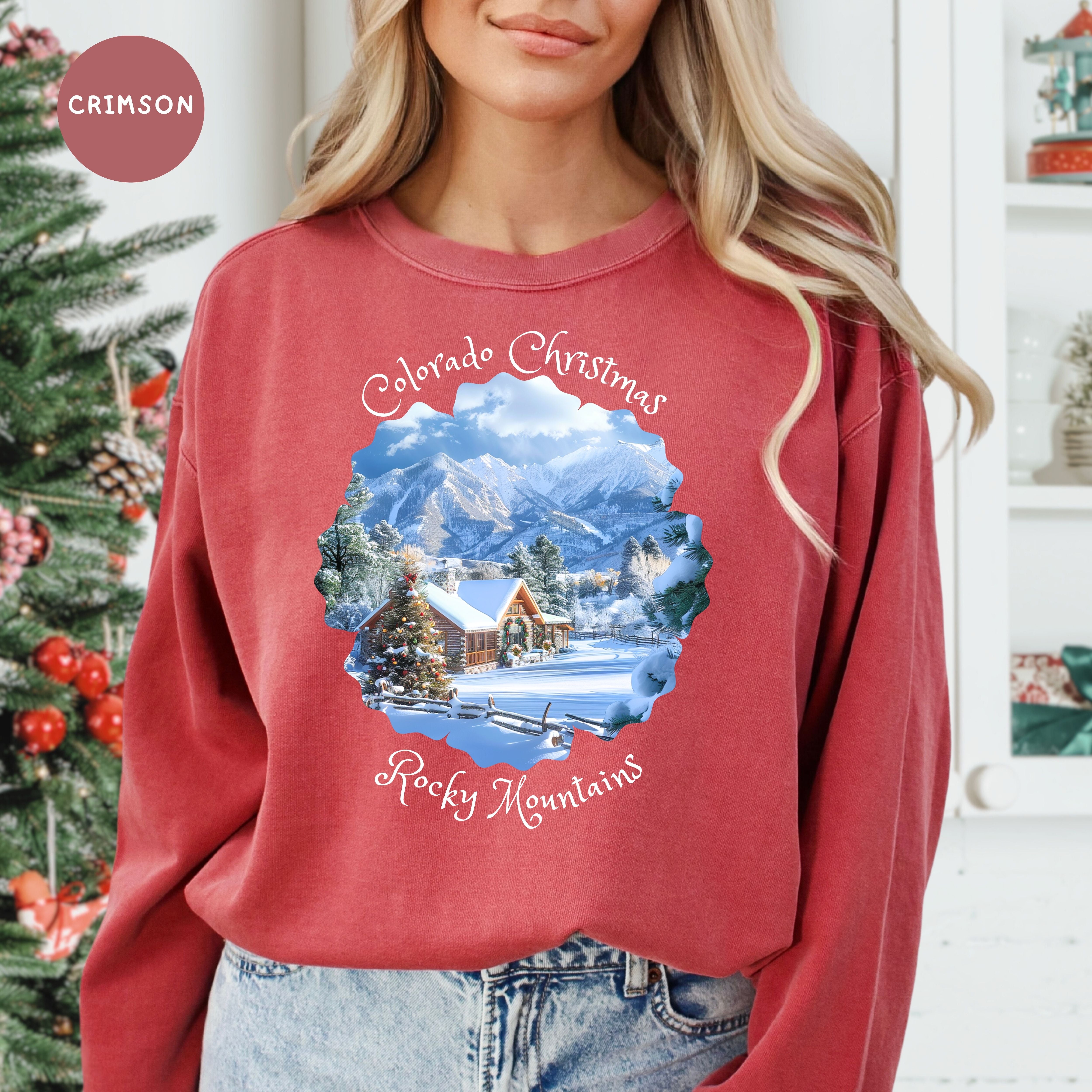 Colorado Christmas Comfort Colors® Sweatshirt