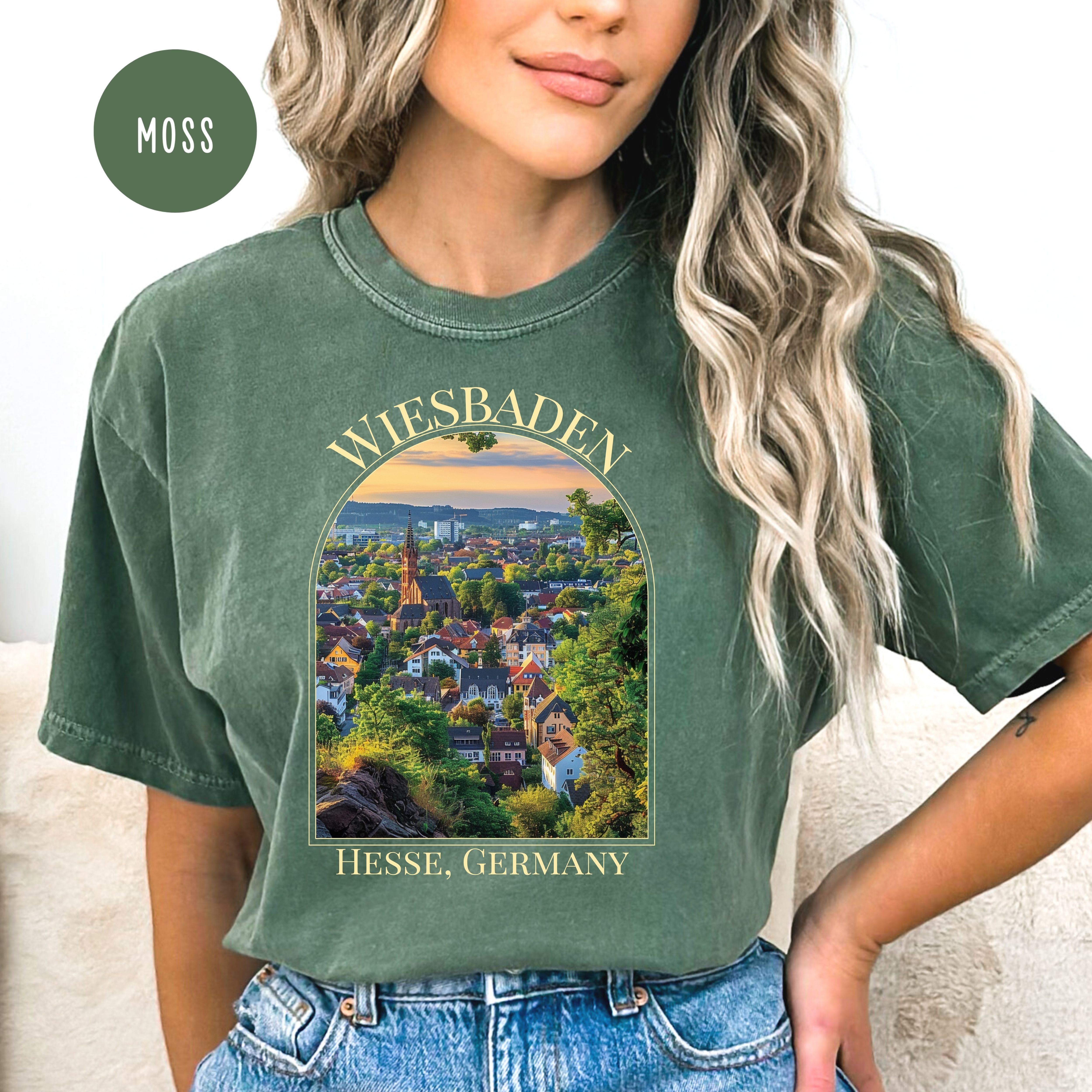 Wiesbaden Hesse Germany at Sunset Comfort Colors® Tee