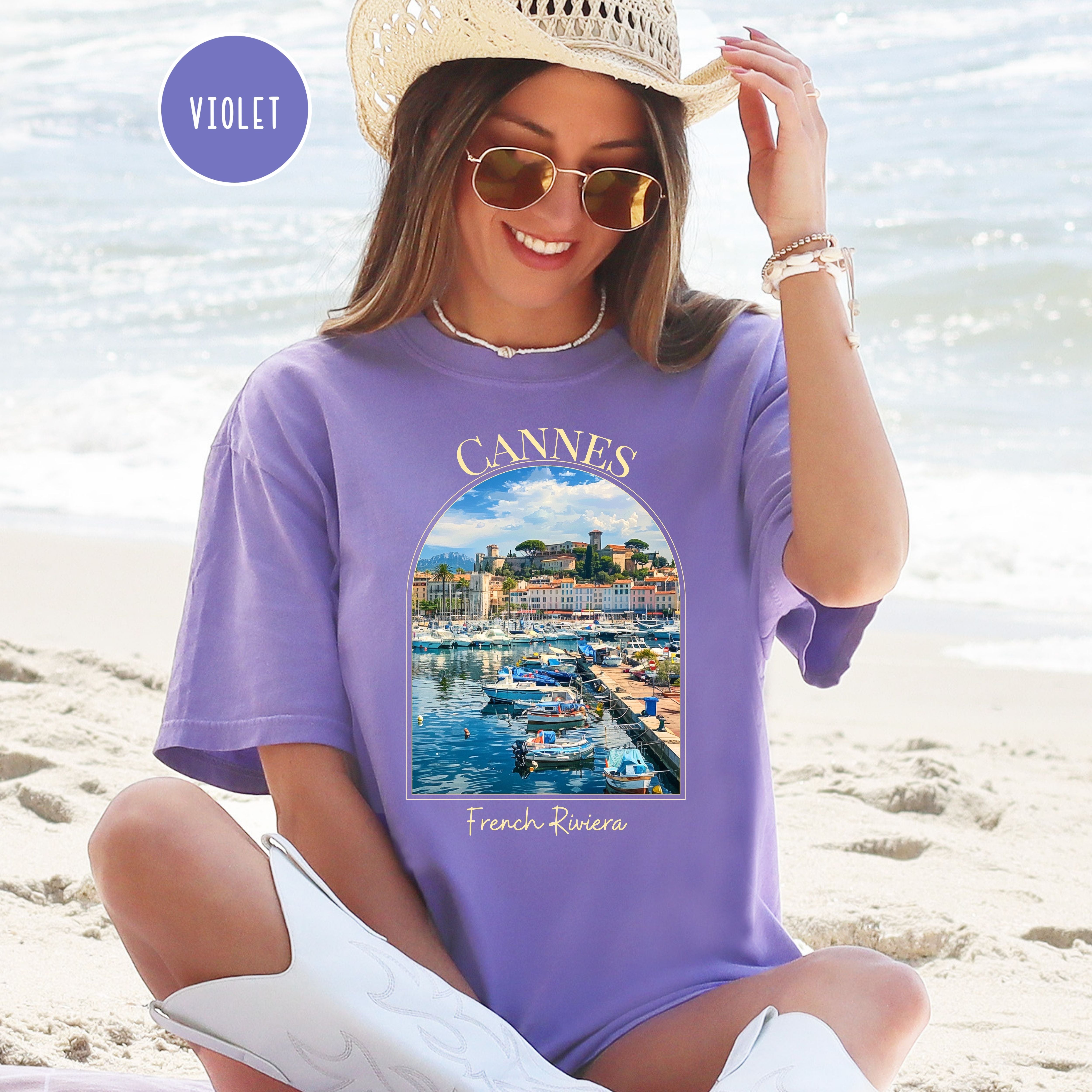 Cannes French Riviera Comfort Colors® Tee
