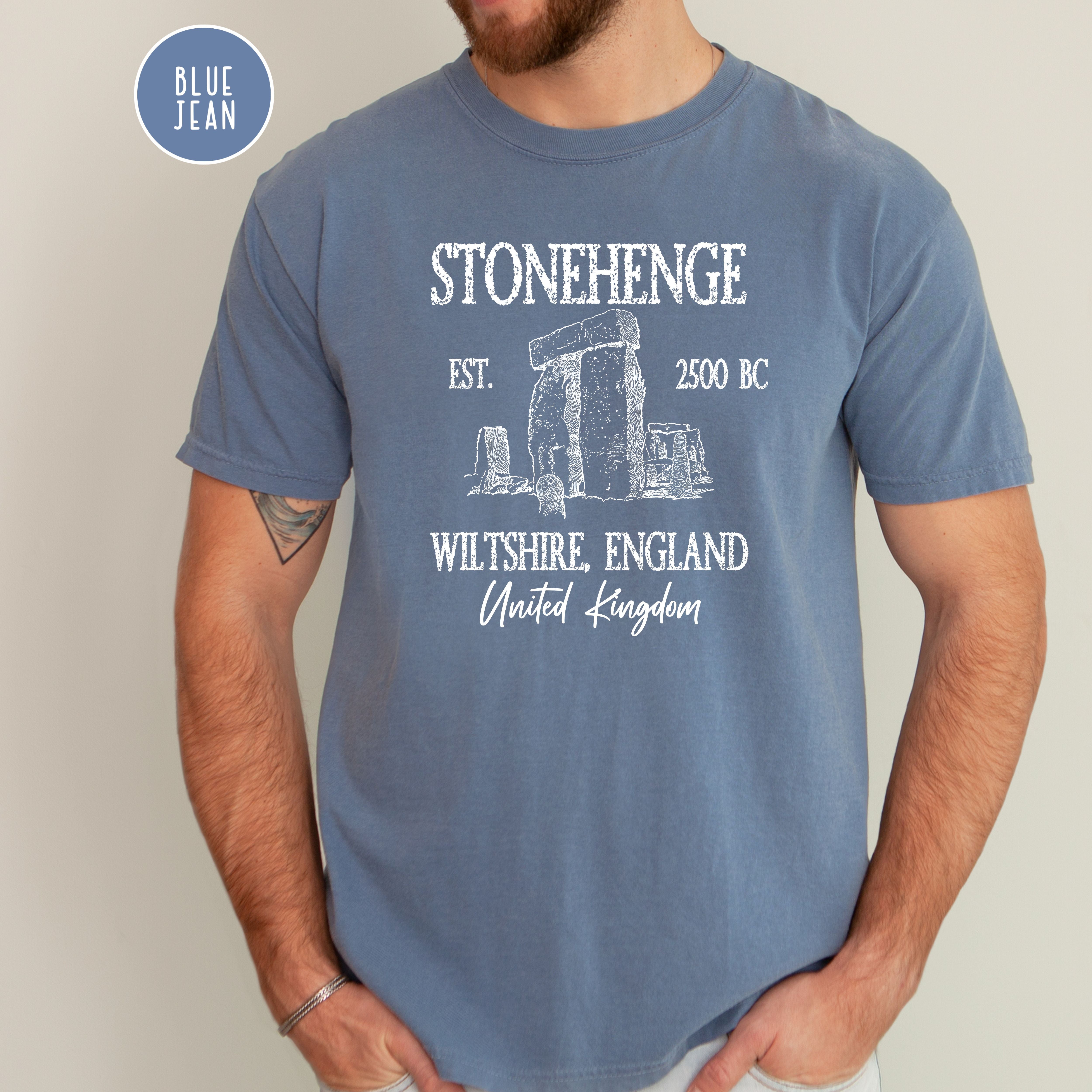 Stonehenge England Grunge Comfort Colors® Tee