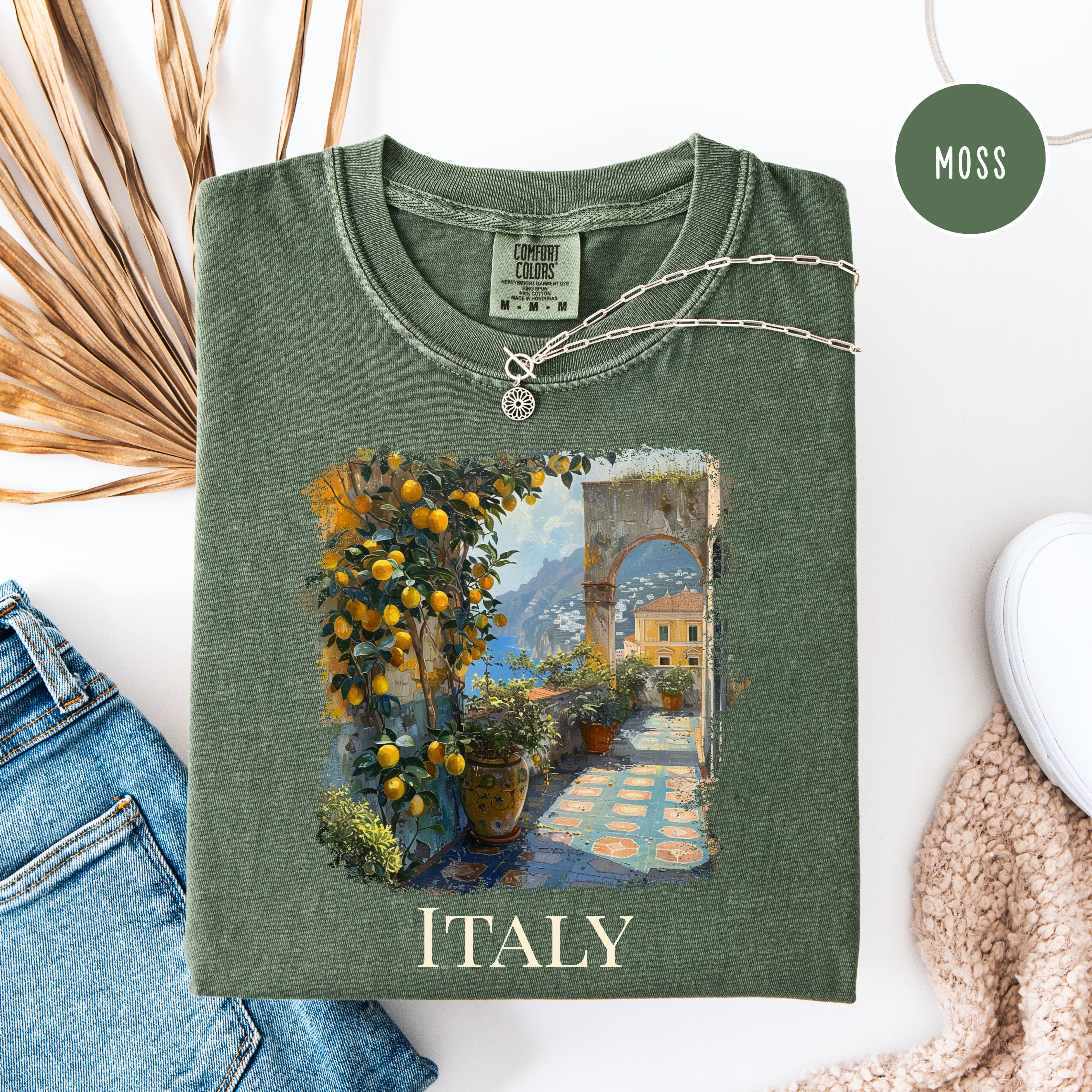 Italy Lover Comfort Colors Vacation Gift Tee