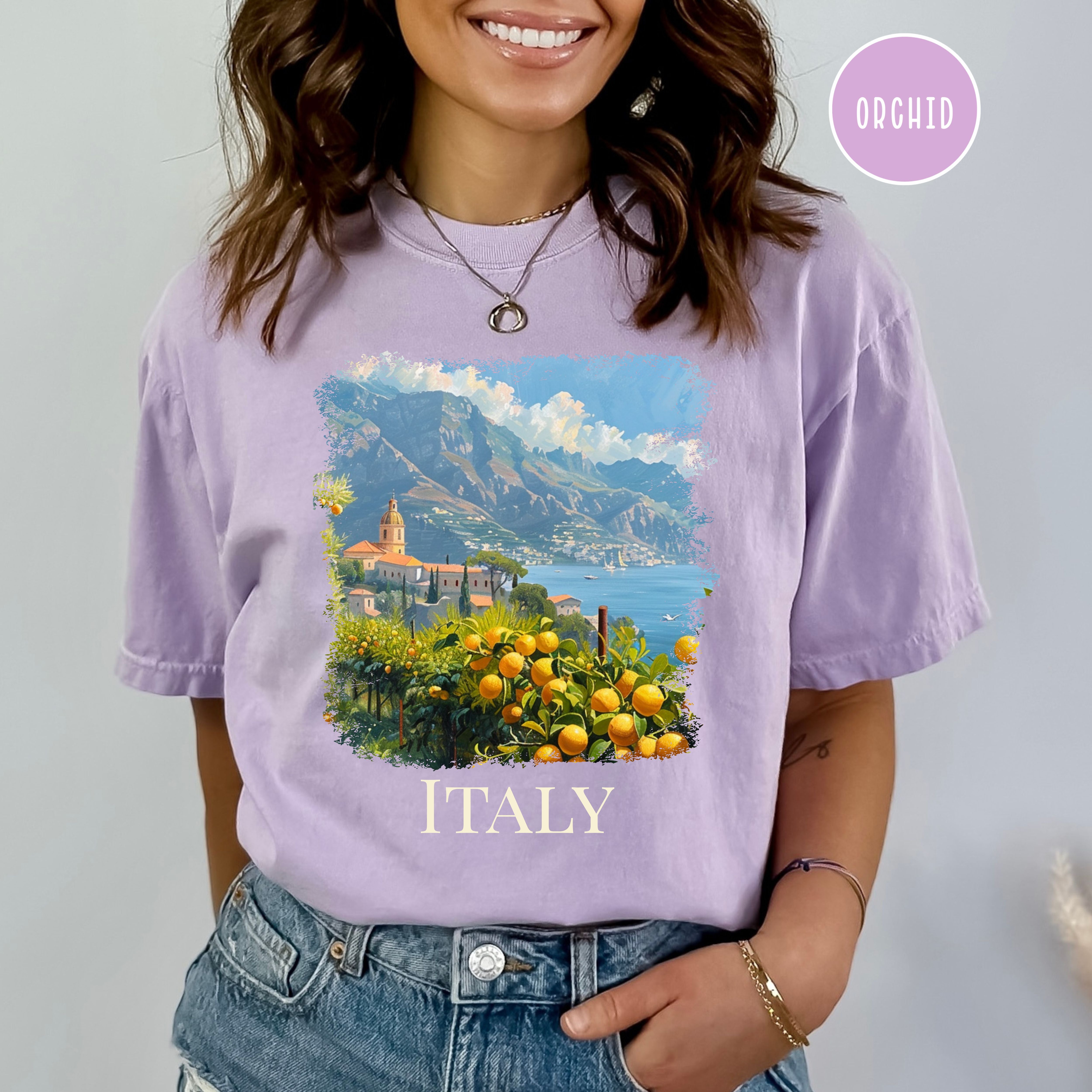 Italy Comfort Colors Italian Vacation Gift Tee