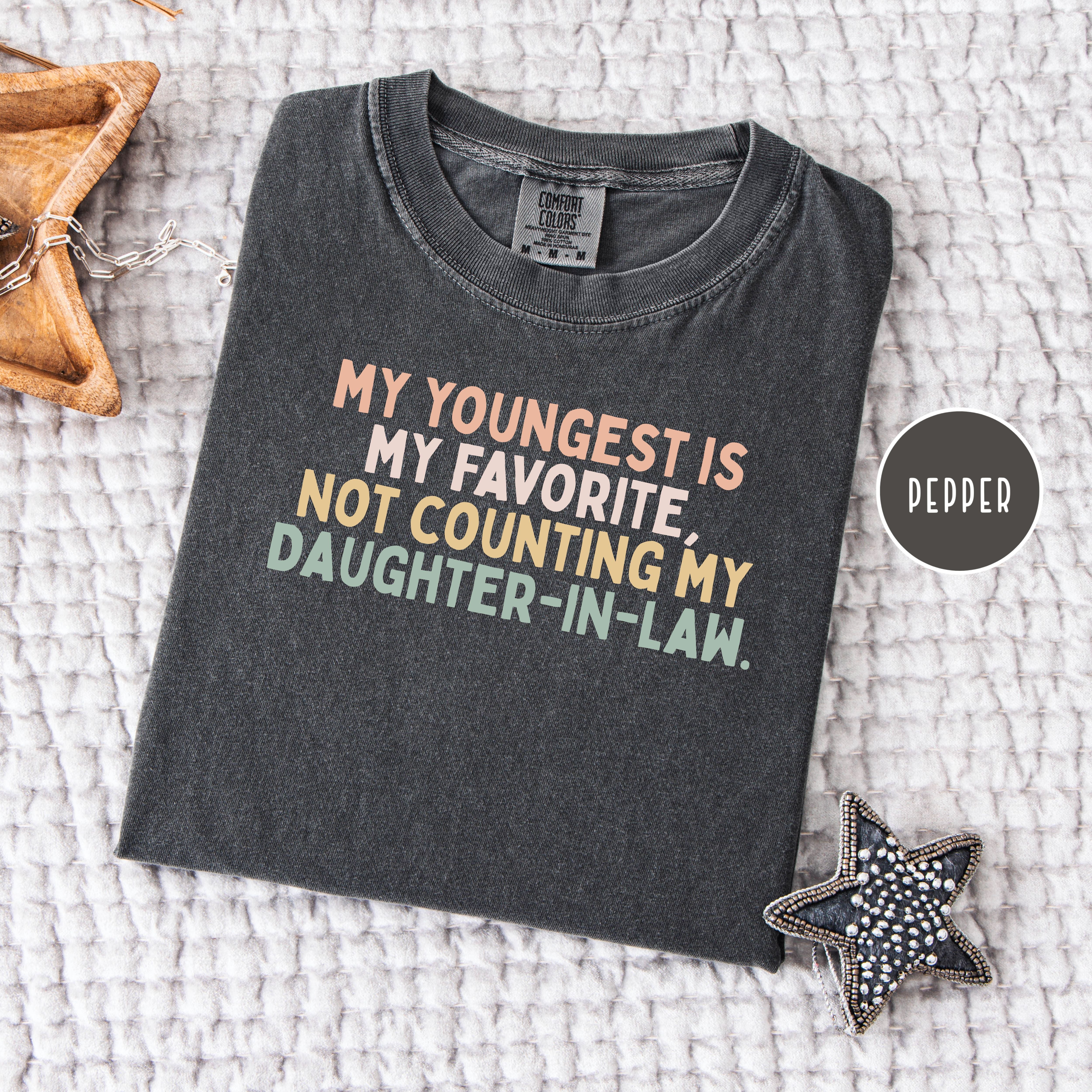 Daughter-In-Law Comfort Colors T-Shirt, Mother's Day Gift, Father's Day Gift