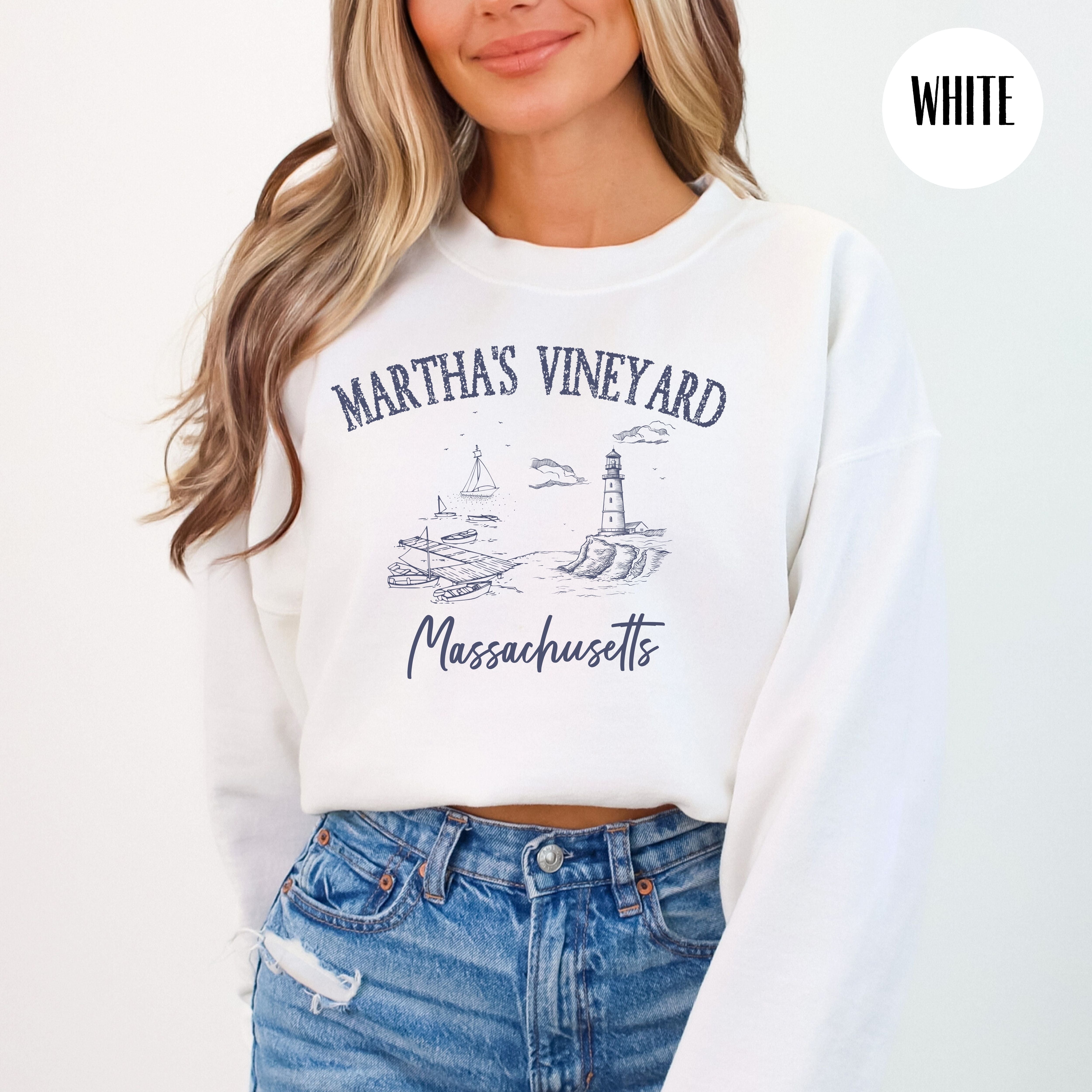 Martha's Vineyard Summer Vacation Sweatshirt