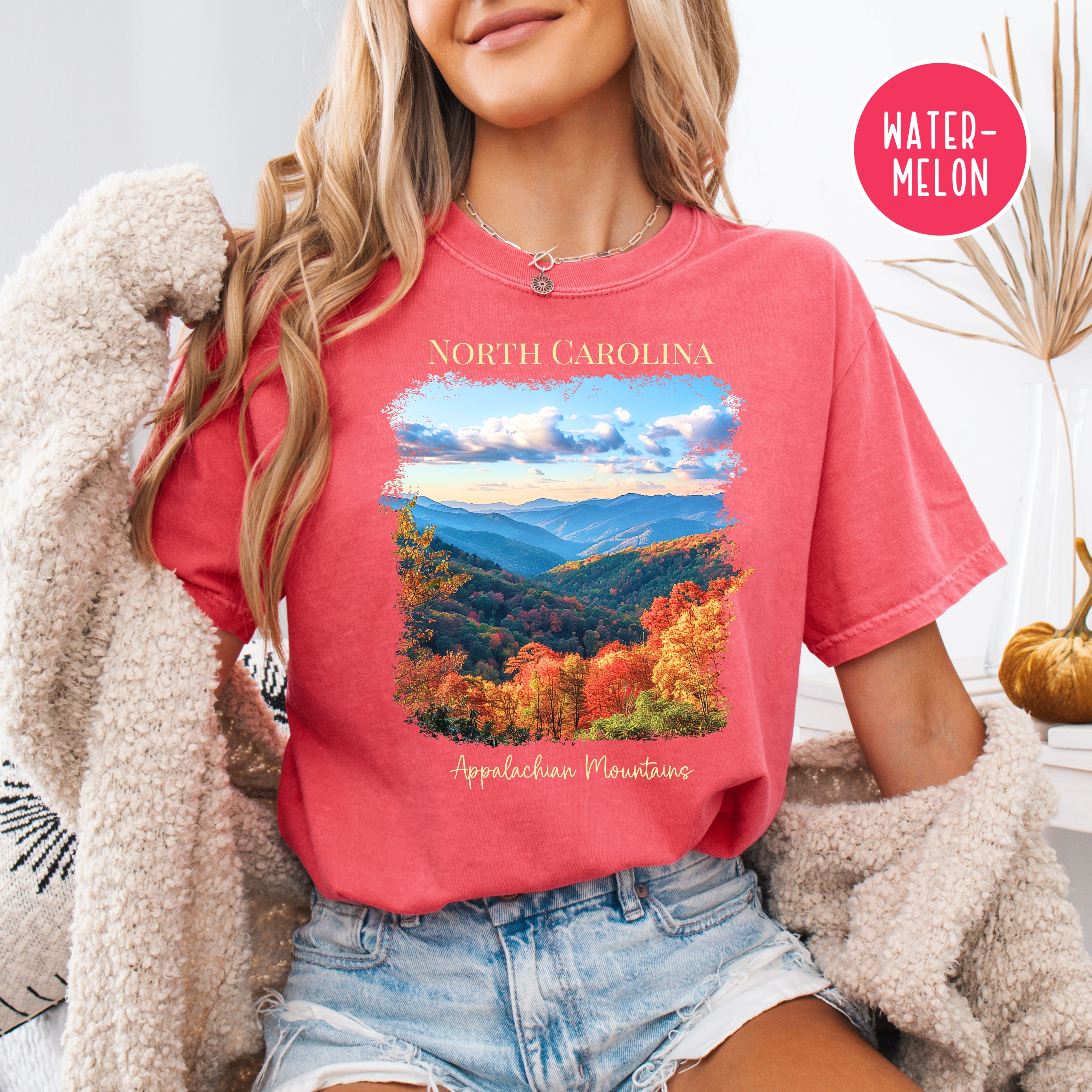 North Carolina Appalachian Mountains Comfort Colors® Tee
