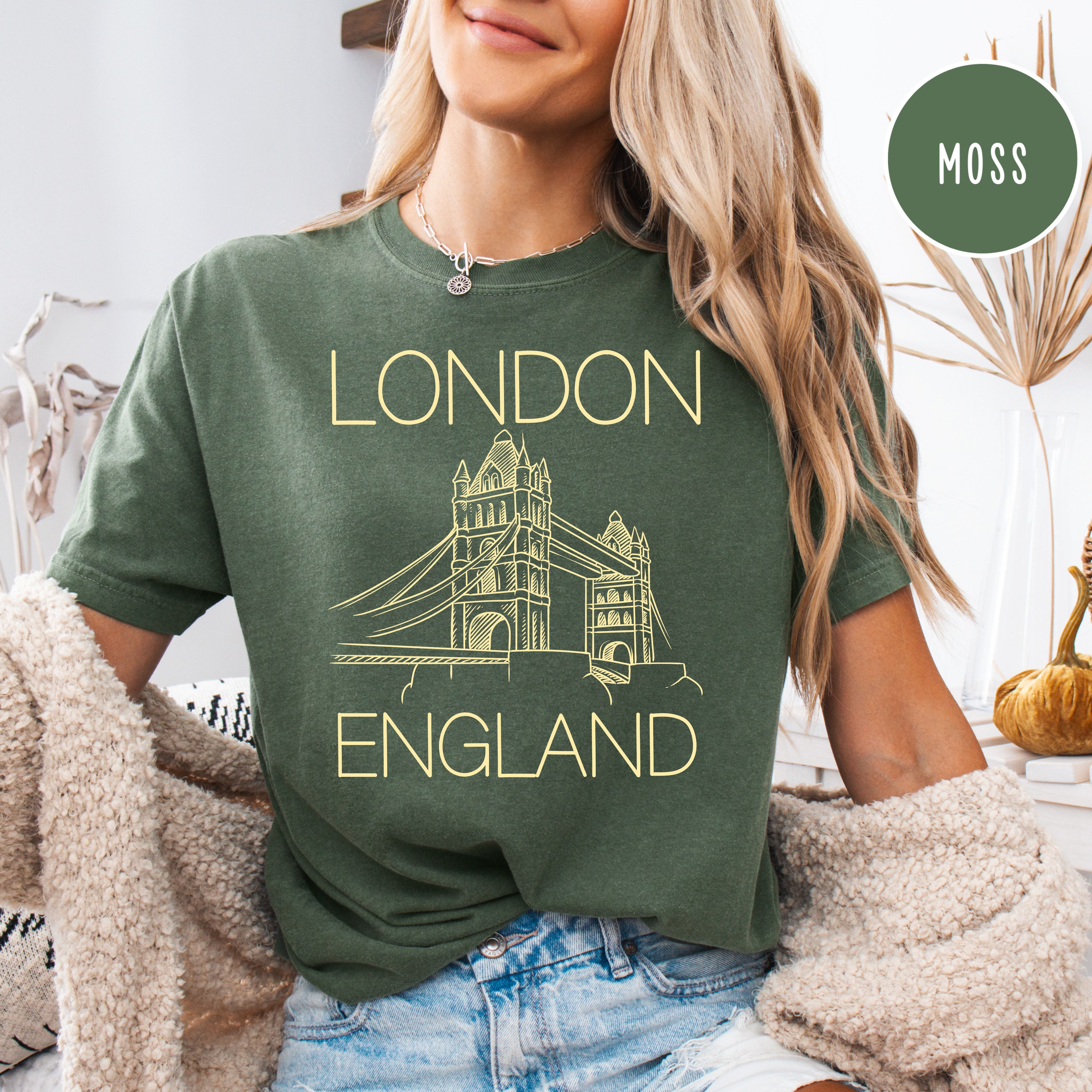 London England Comfort Colors Tee