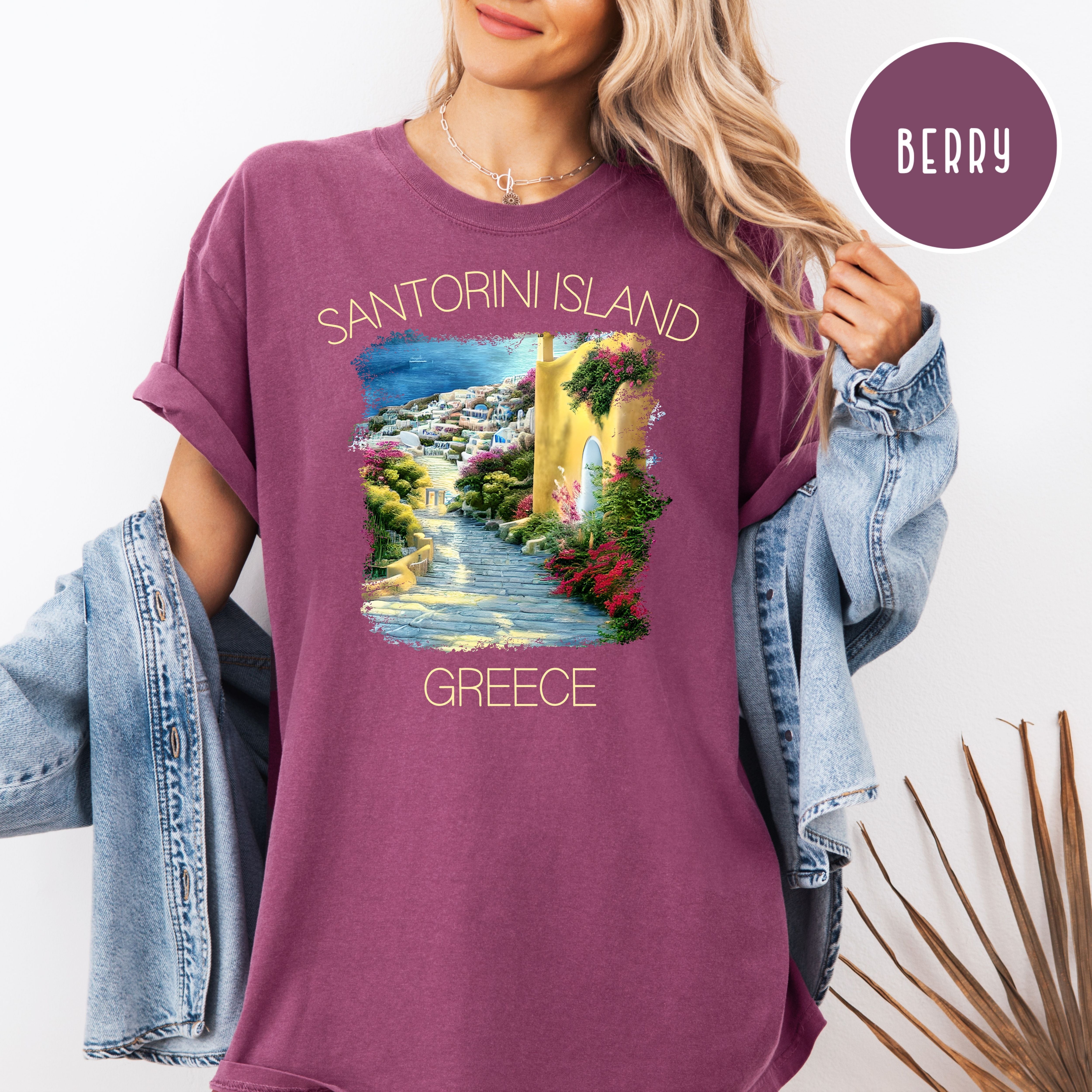 Santorini Greek Islands Comfort Colors® Vacation Tee