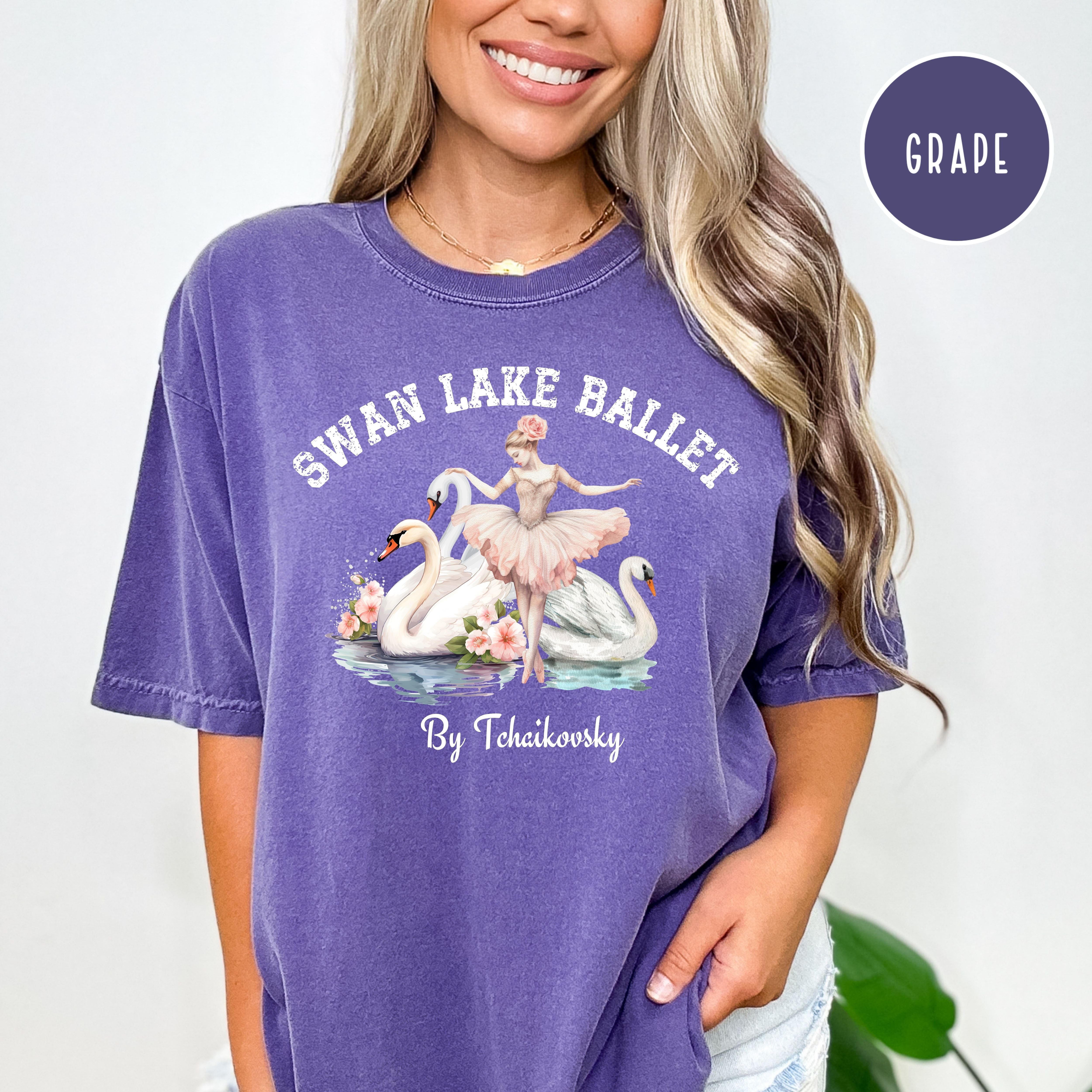 Swan Lake Ballet Comfort Colors® Tee