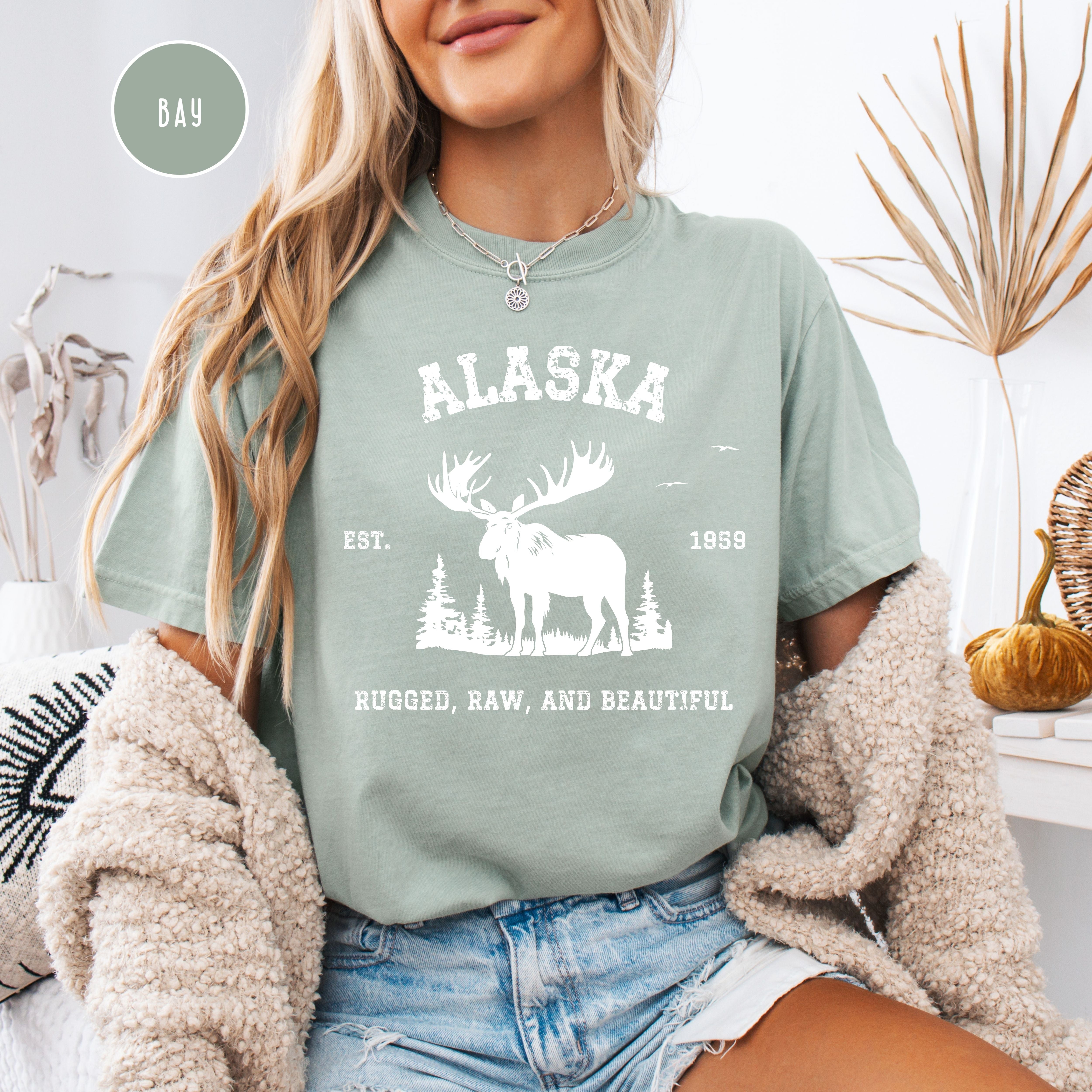 Alaska Rugged, Raw and Beautiful Comfort Colors® Alaska Tee Shirt