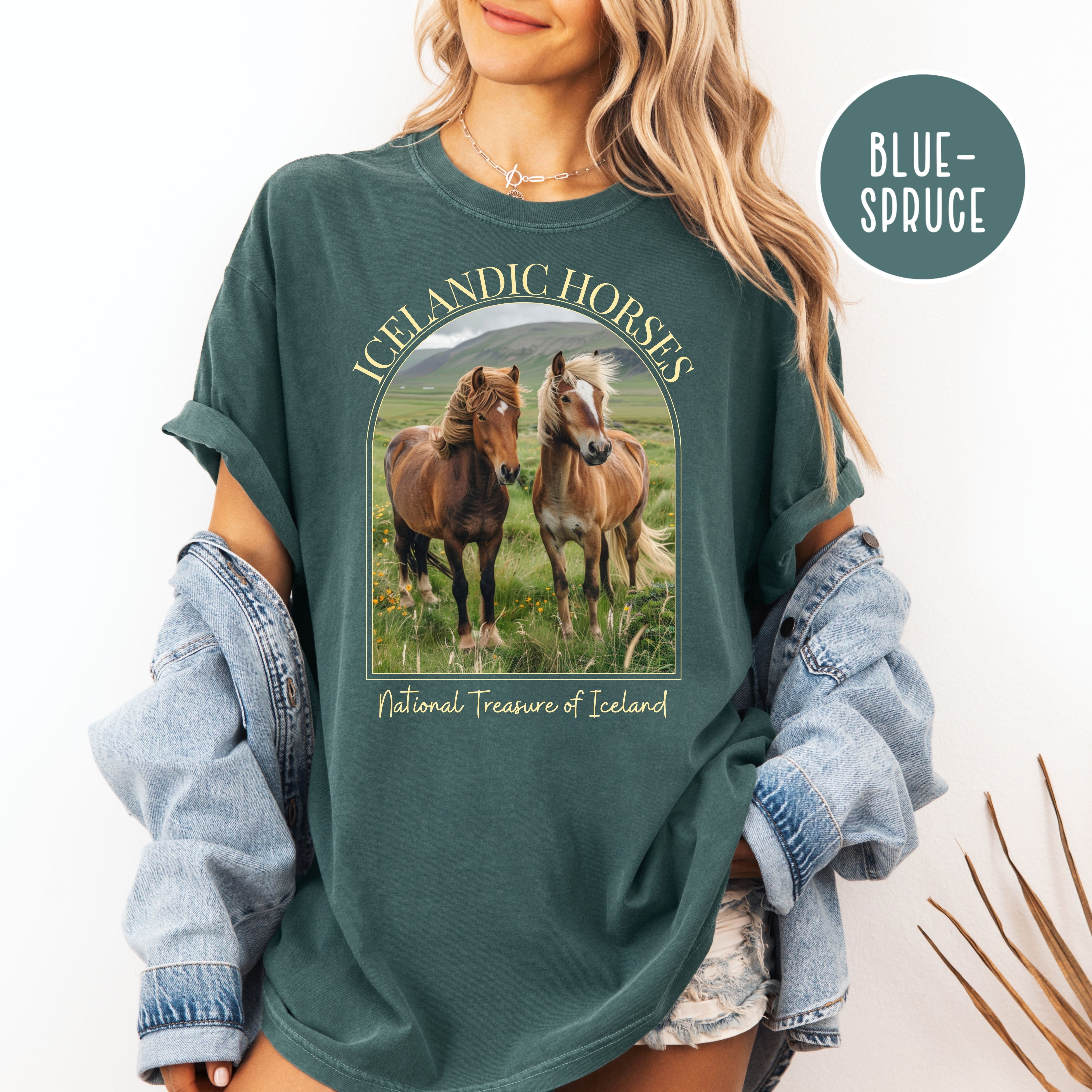 Icelandic Horses Comfort Colors Horse Lover Gift Shirt
