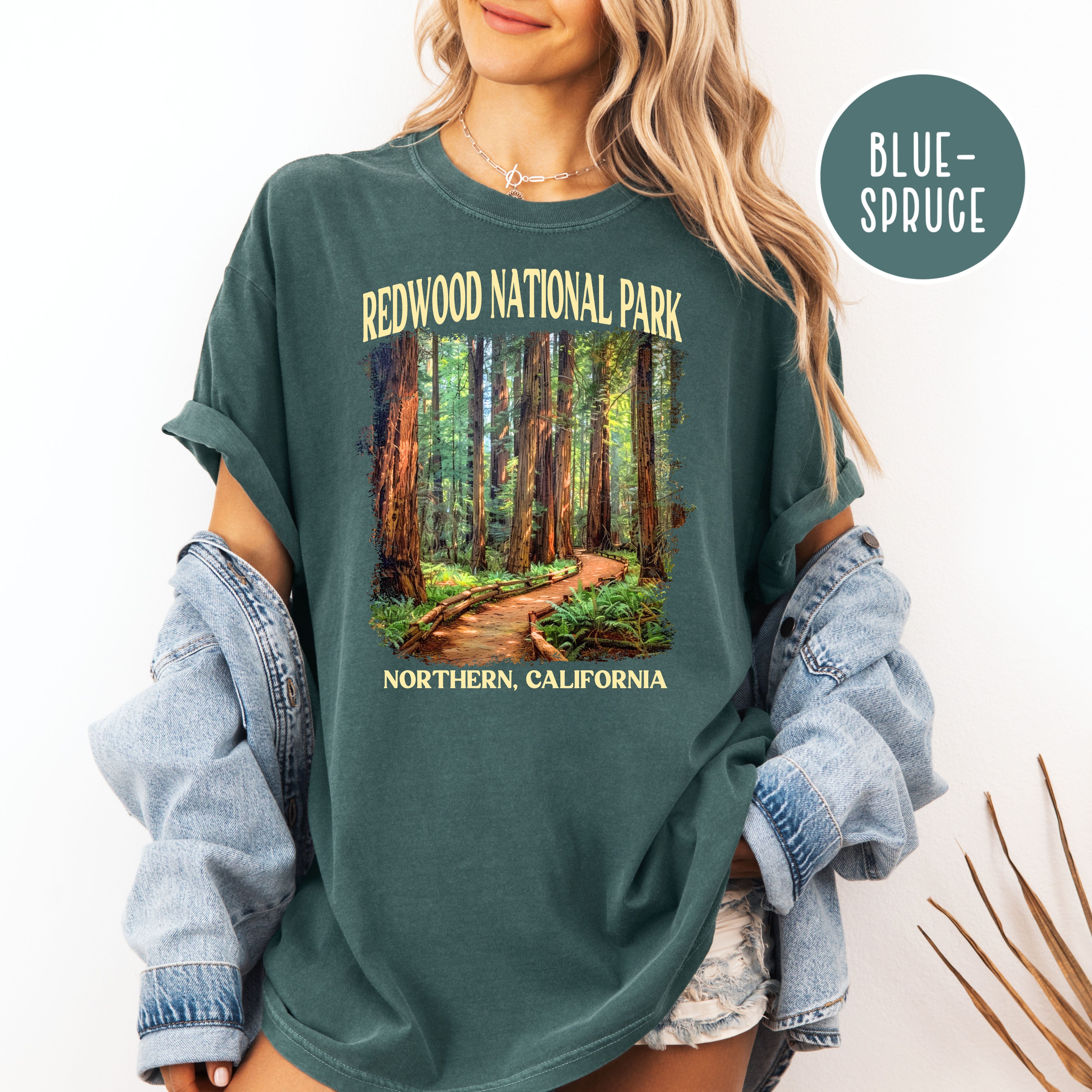 Redwood National Park Comfort Colors California Vacation Gift T-Shirt