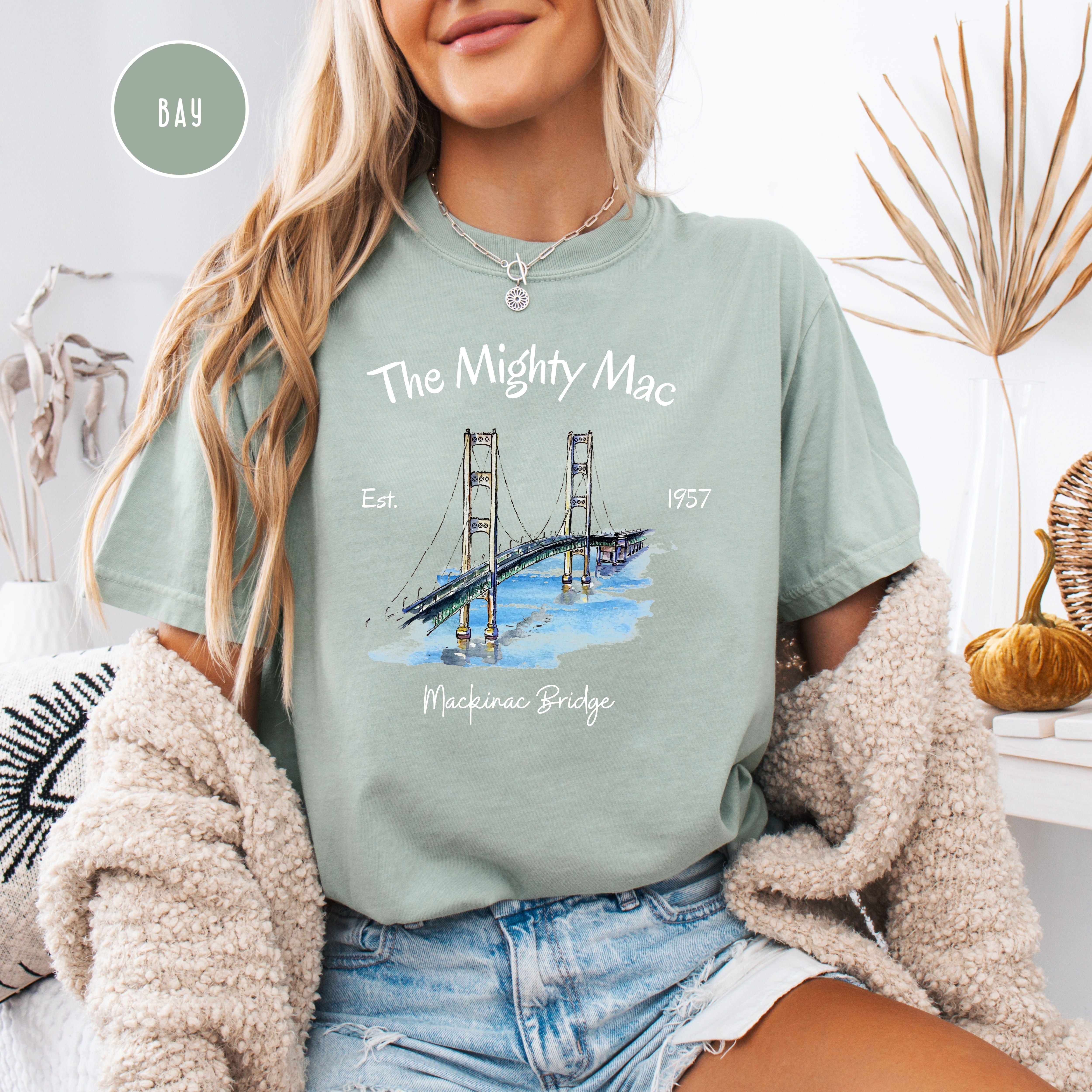 The Mighty Mac Mackinac Bridge Comfort Colors® Tee