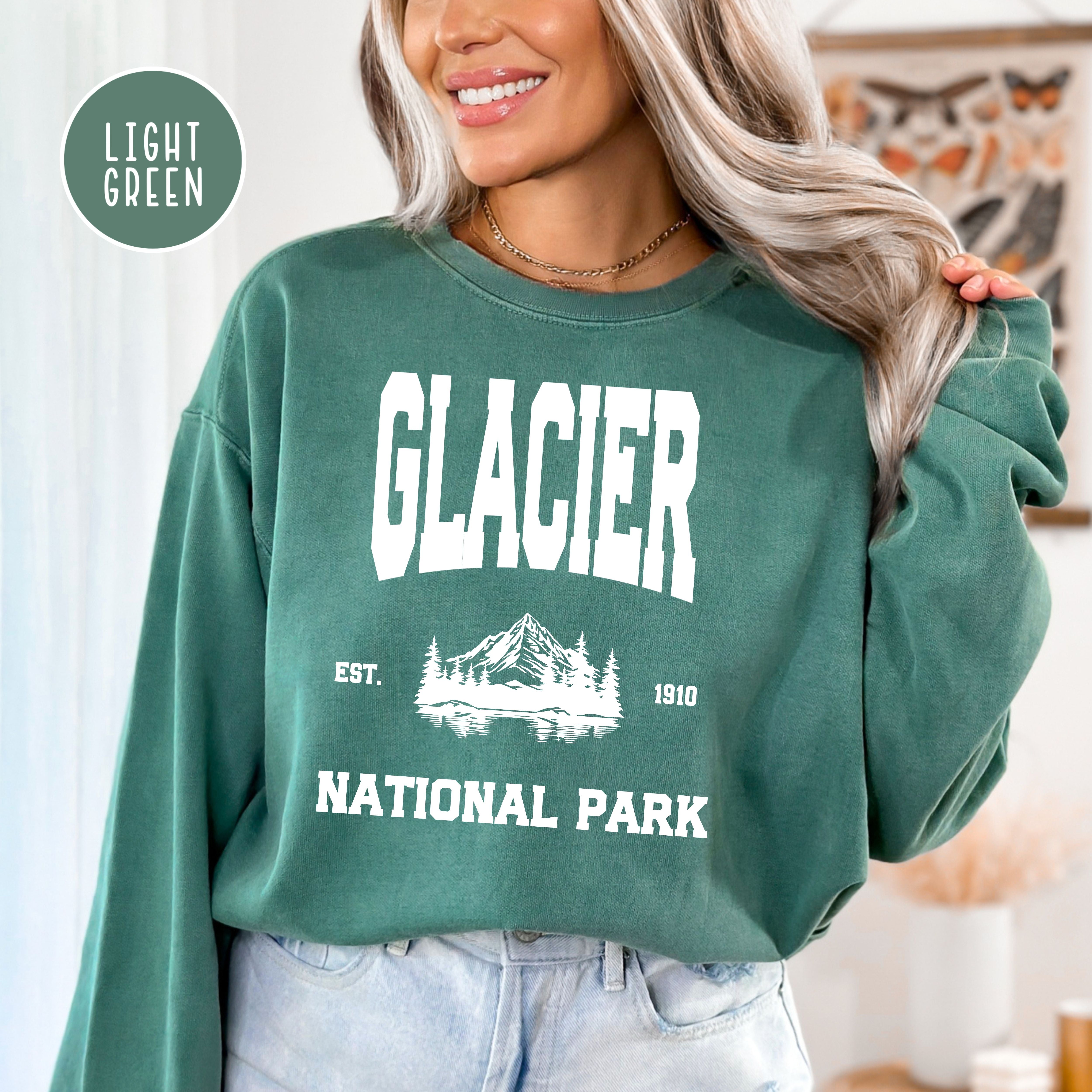 Glacier National Park Montana Comfort Colors® Sweatshirt
