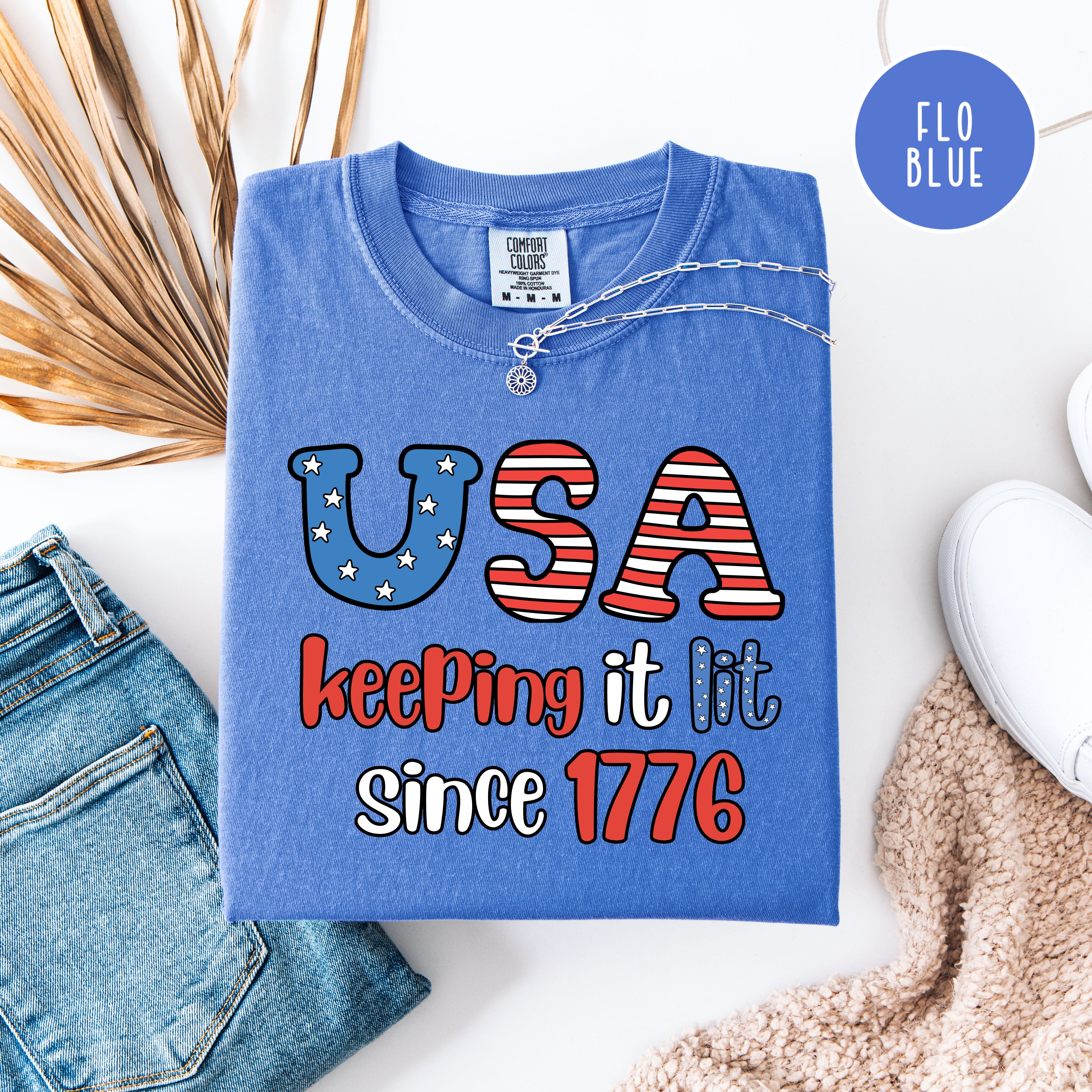 Celebrate America 250 Years Comfort Colors 4th of July Shirt