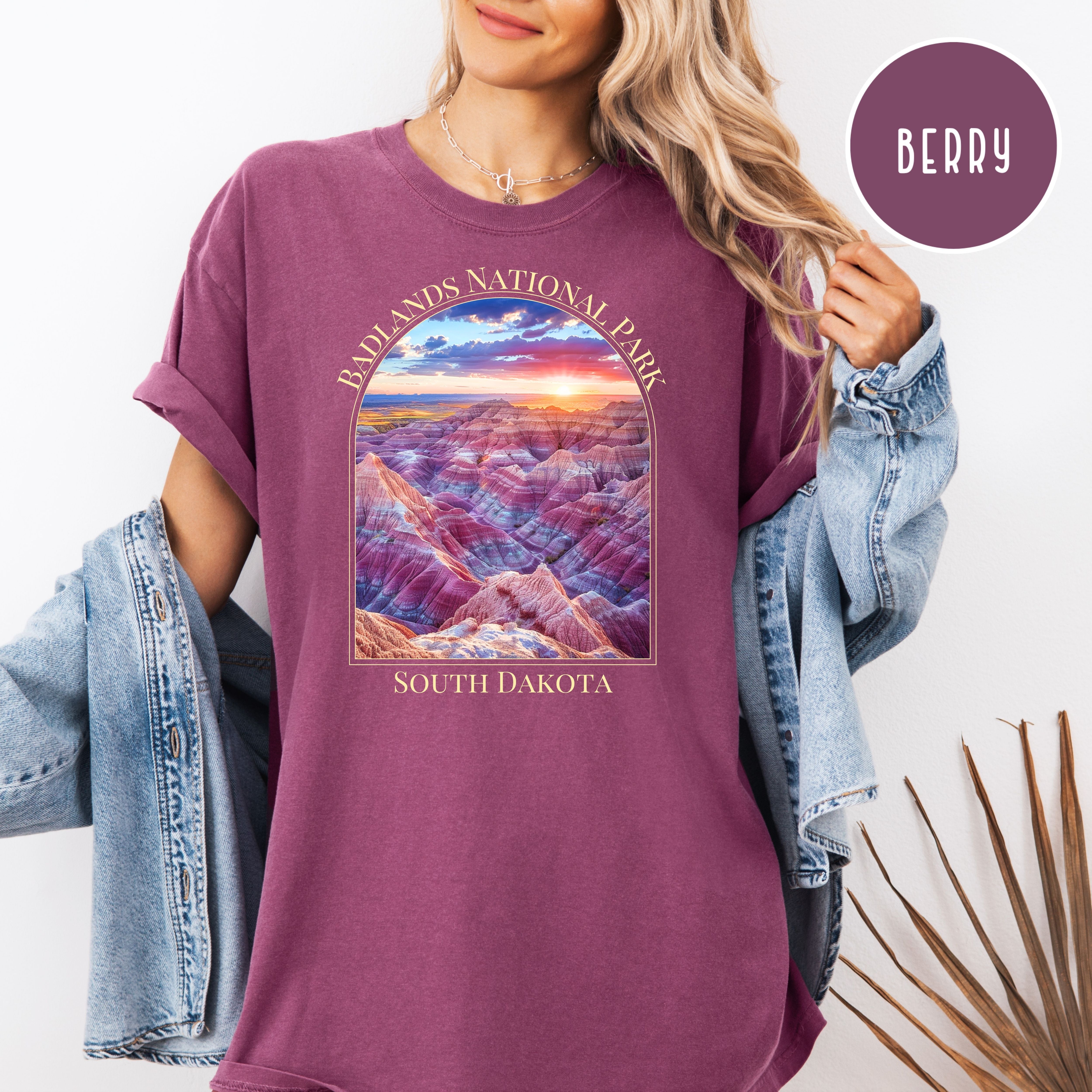 Badlands National Park South Dakota Comfort Colors Tee
