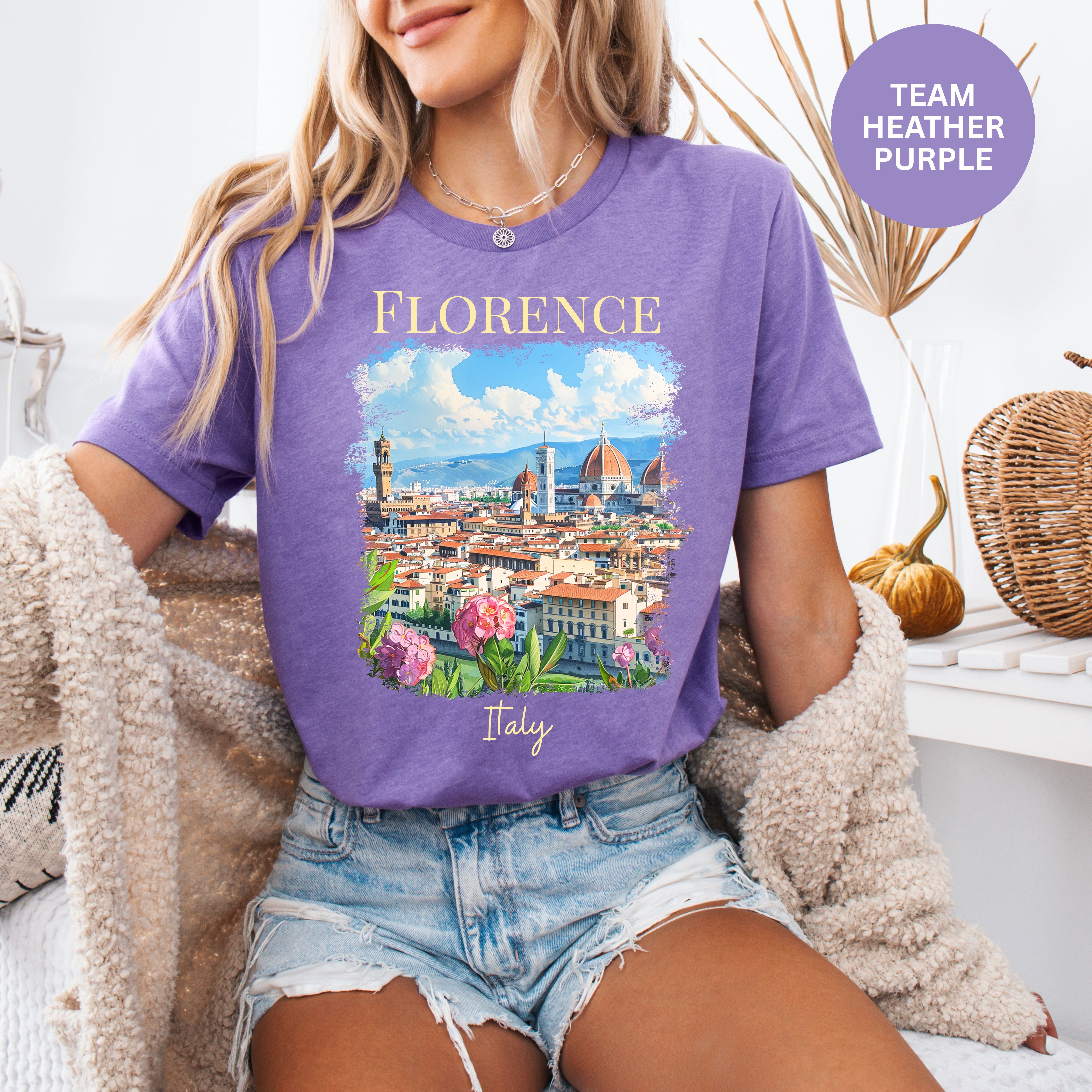 Florence Italy Bella Canvas Tee